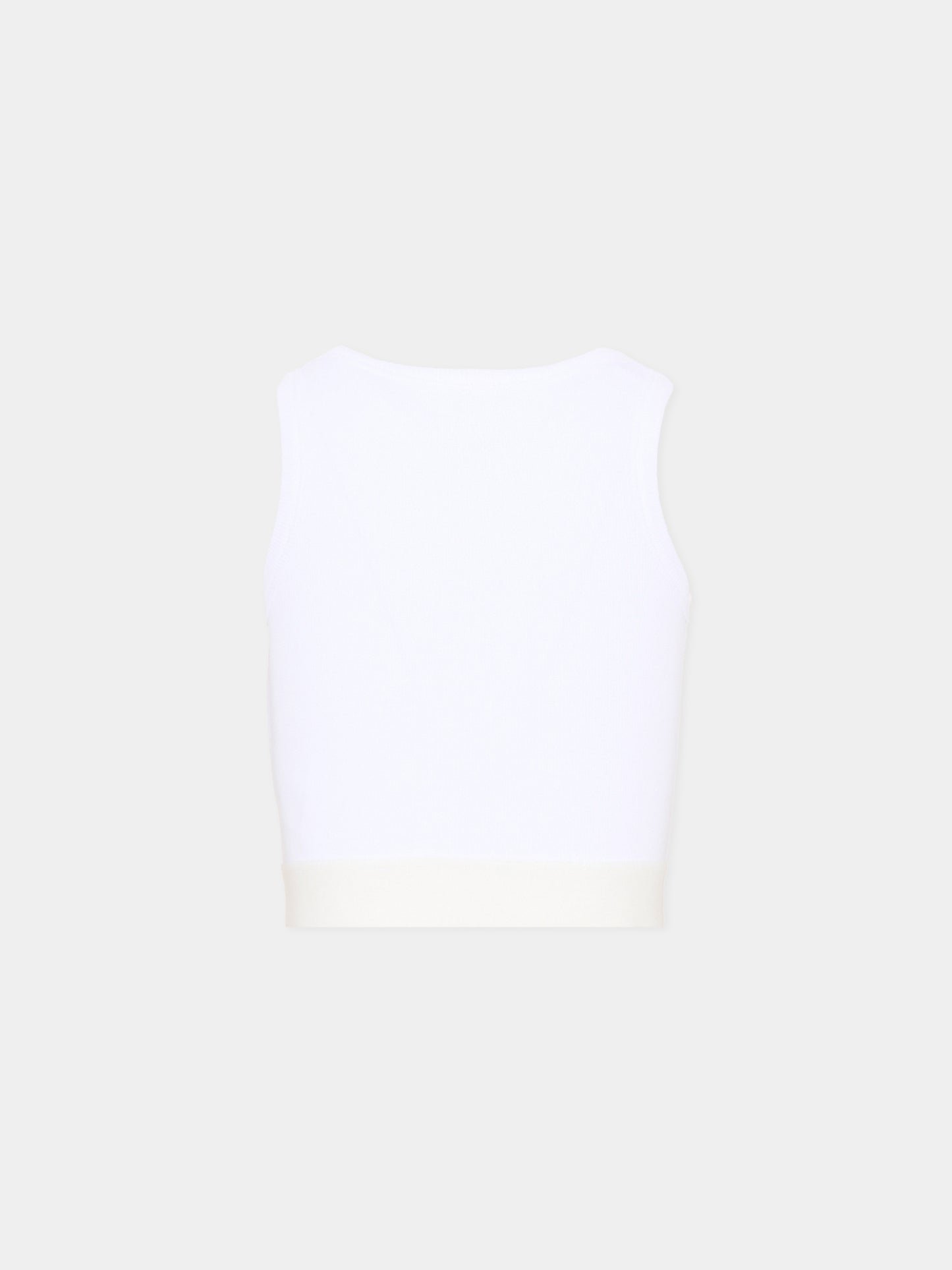 Top bianco per bambina con logo,Givenchy Kids,H31223 10P