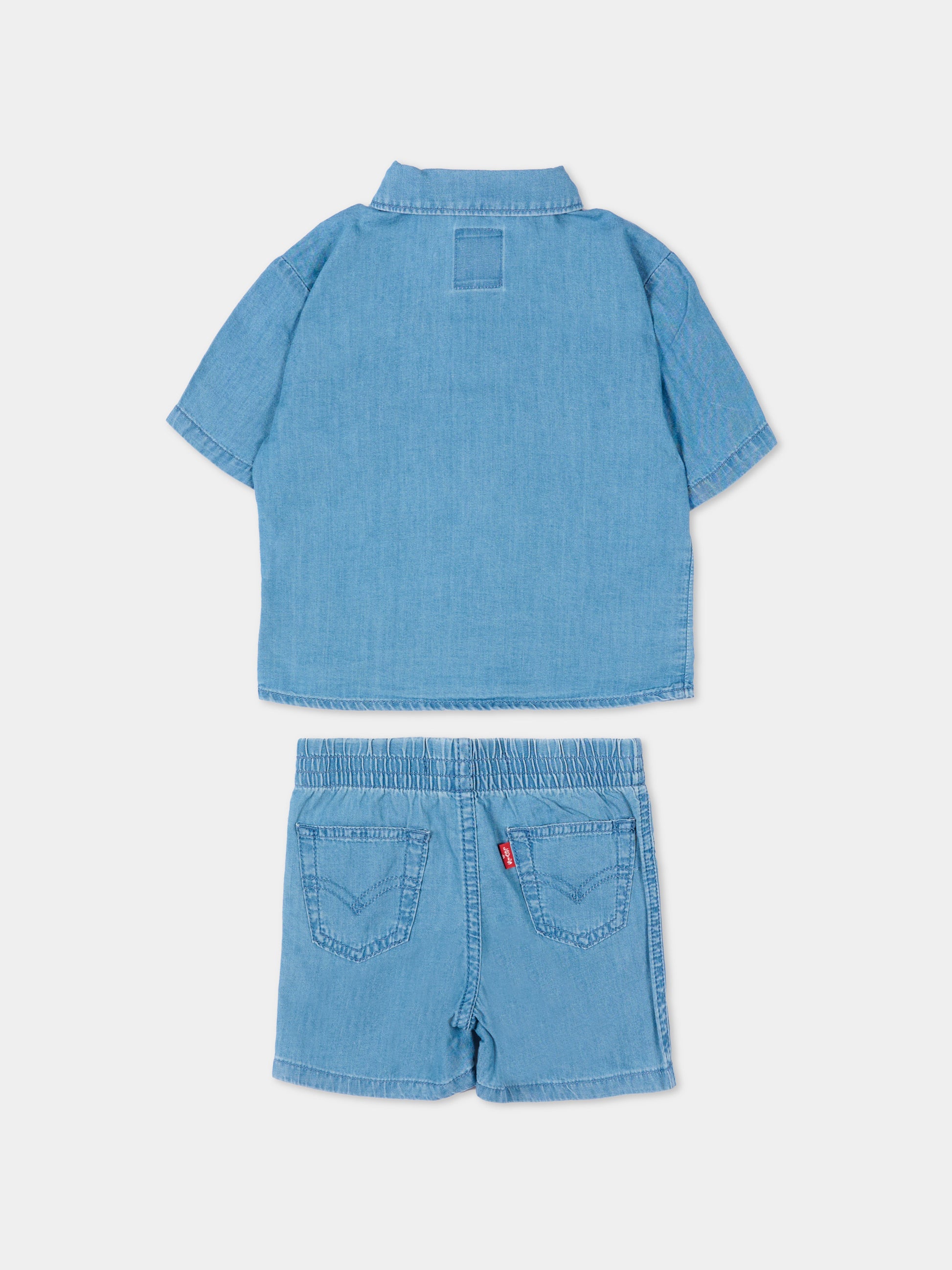 Completo sportivo denim per neonati,Levi's Kids,6EP623 L4S