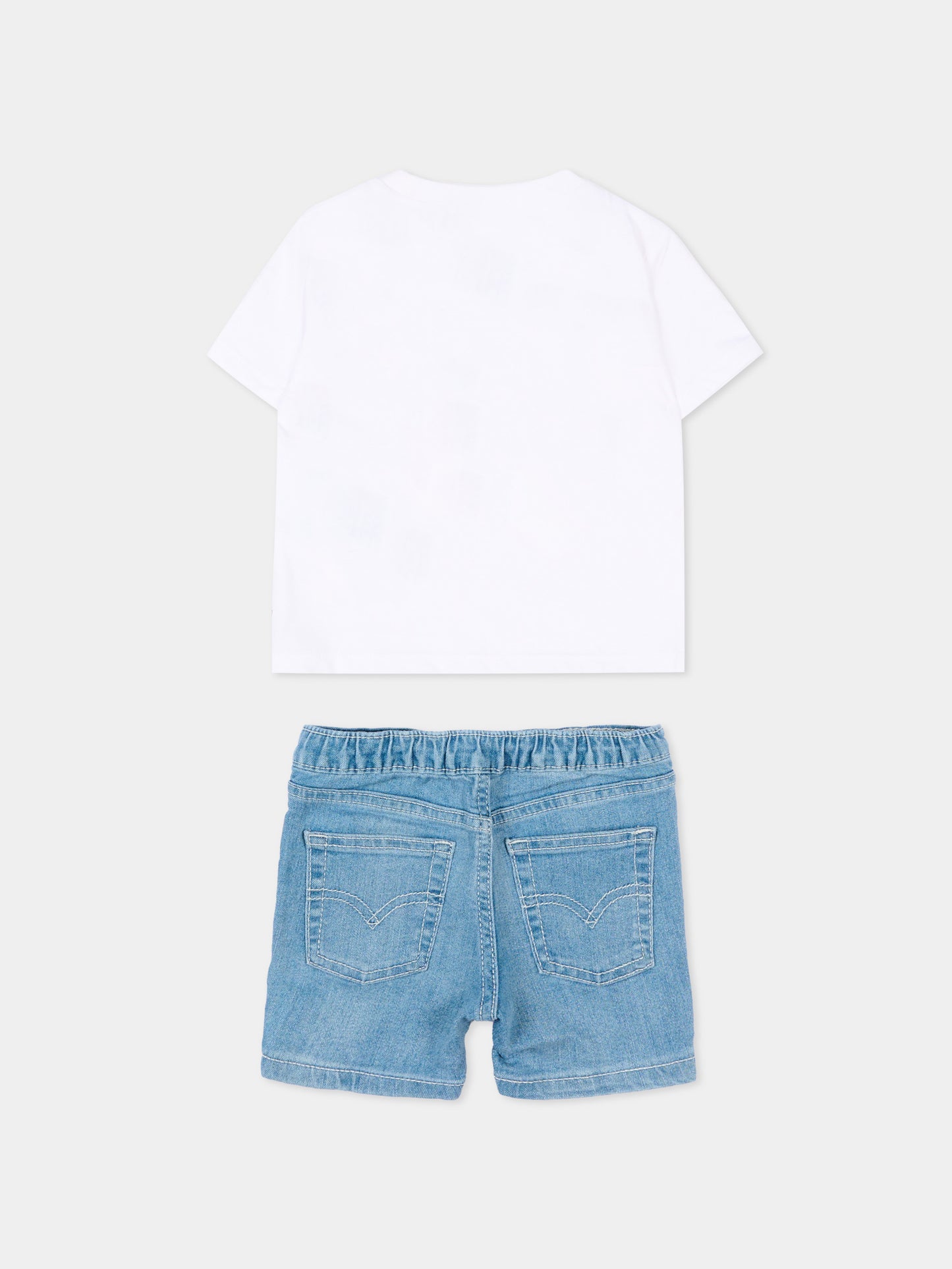 Completo multicolor per neonato con logo,Levi's Kids,6EP622 W1T