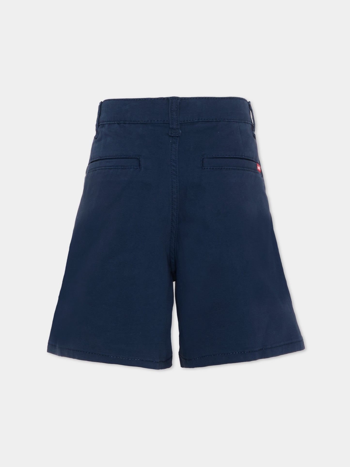 Shorts blu per bambino,Levi's Kids,9EM375 C8D