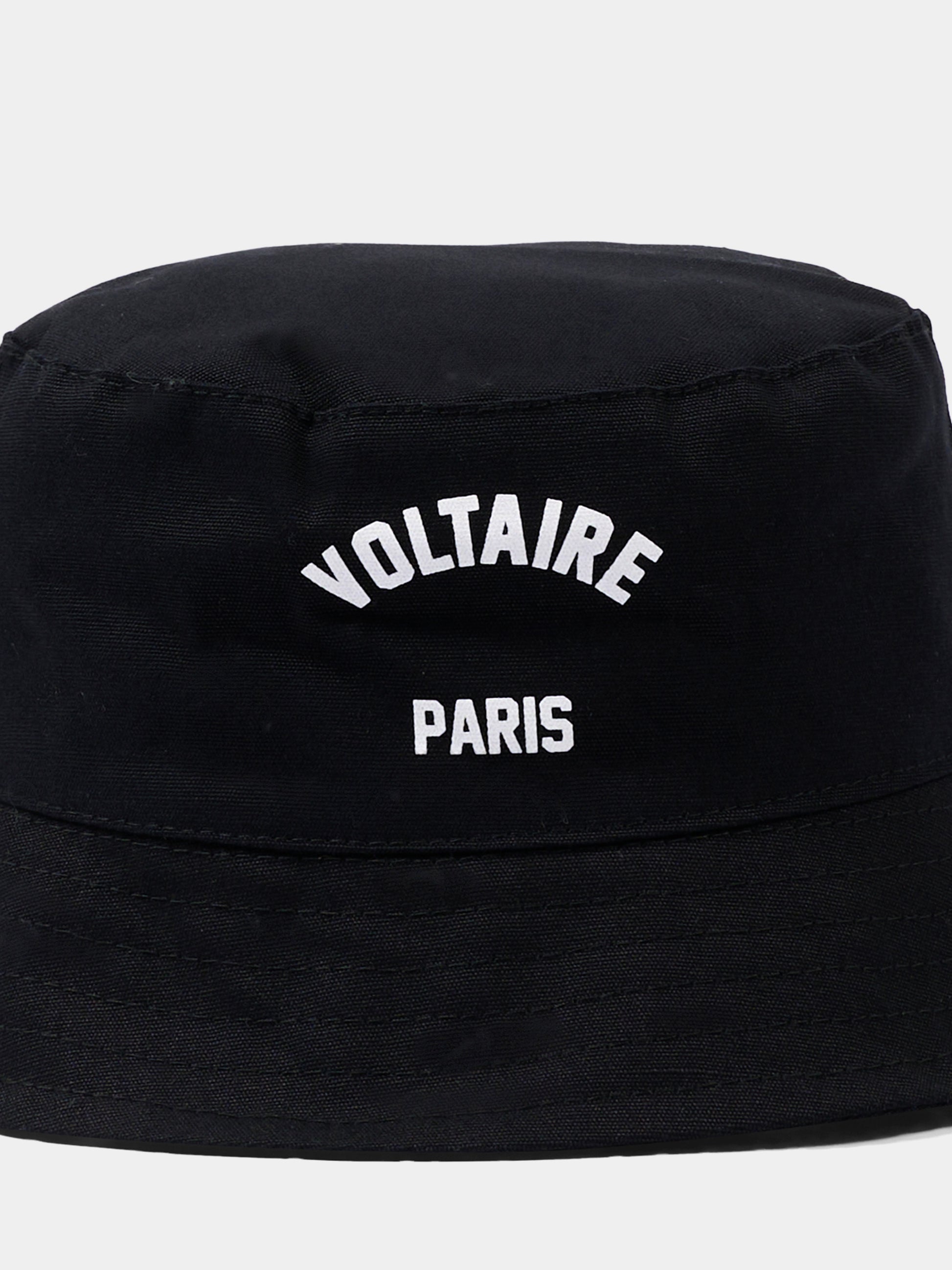 Cloche nero per bambini con logo,Zadig & Voltaire Kids,X60621 09B