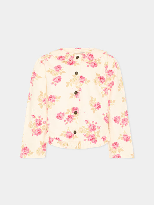 Giacche multicolor Midori Blanc per bambina,Konges Sløjd,KS104969 MIDORI BLANC