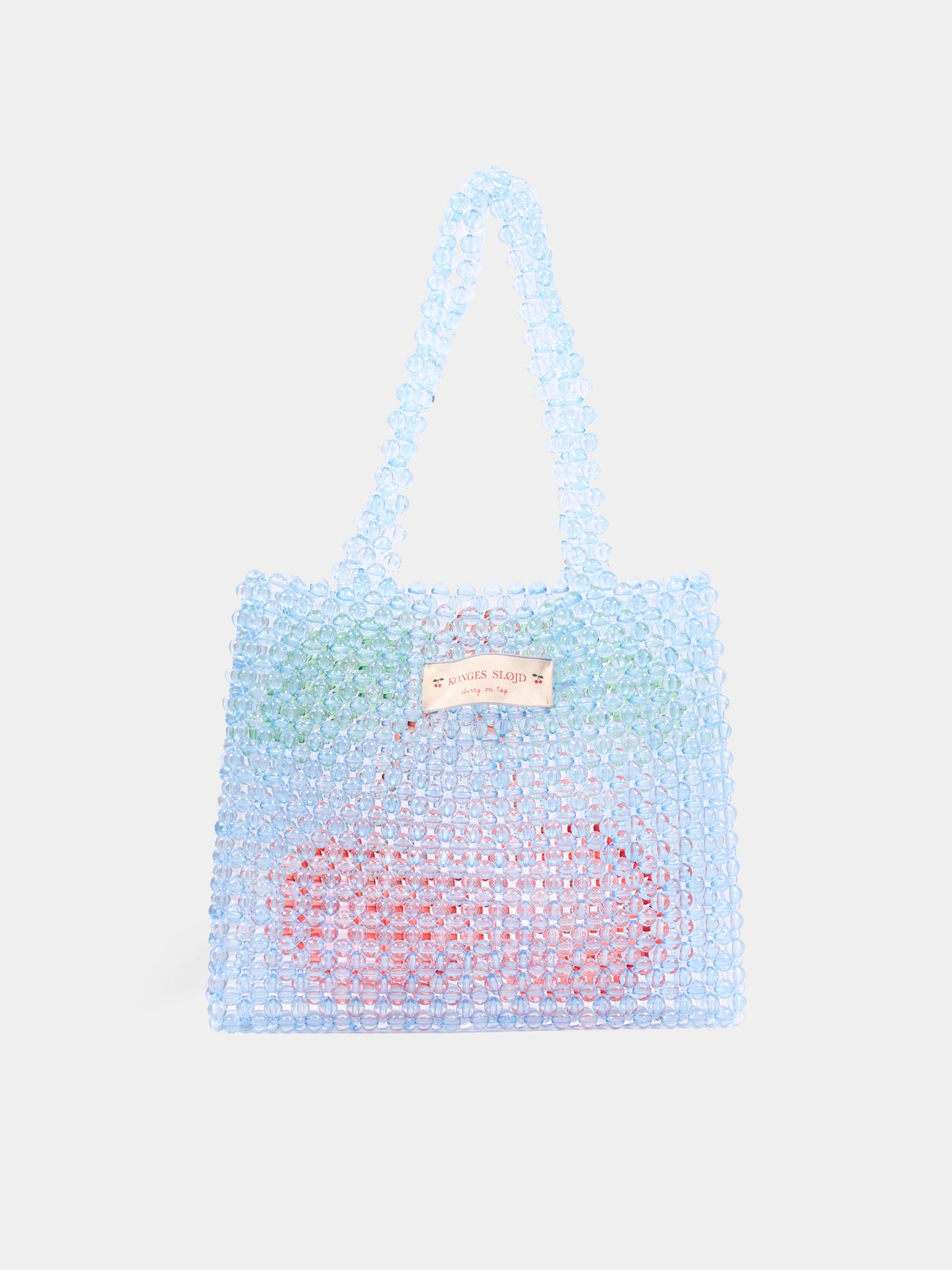 Borsa celeste Cherry Pearl per bambina,Konges Sløjd,KS104724 CHERRY