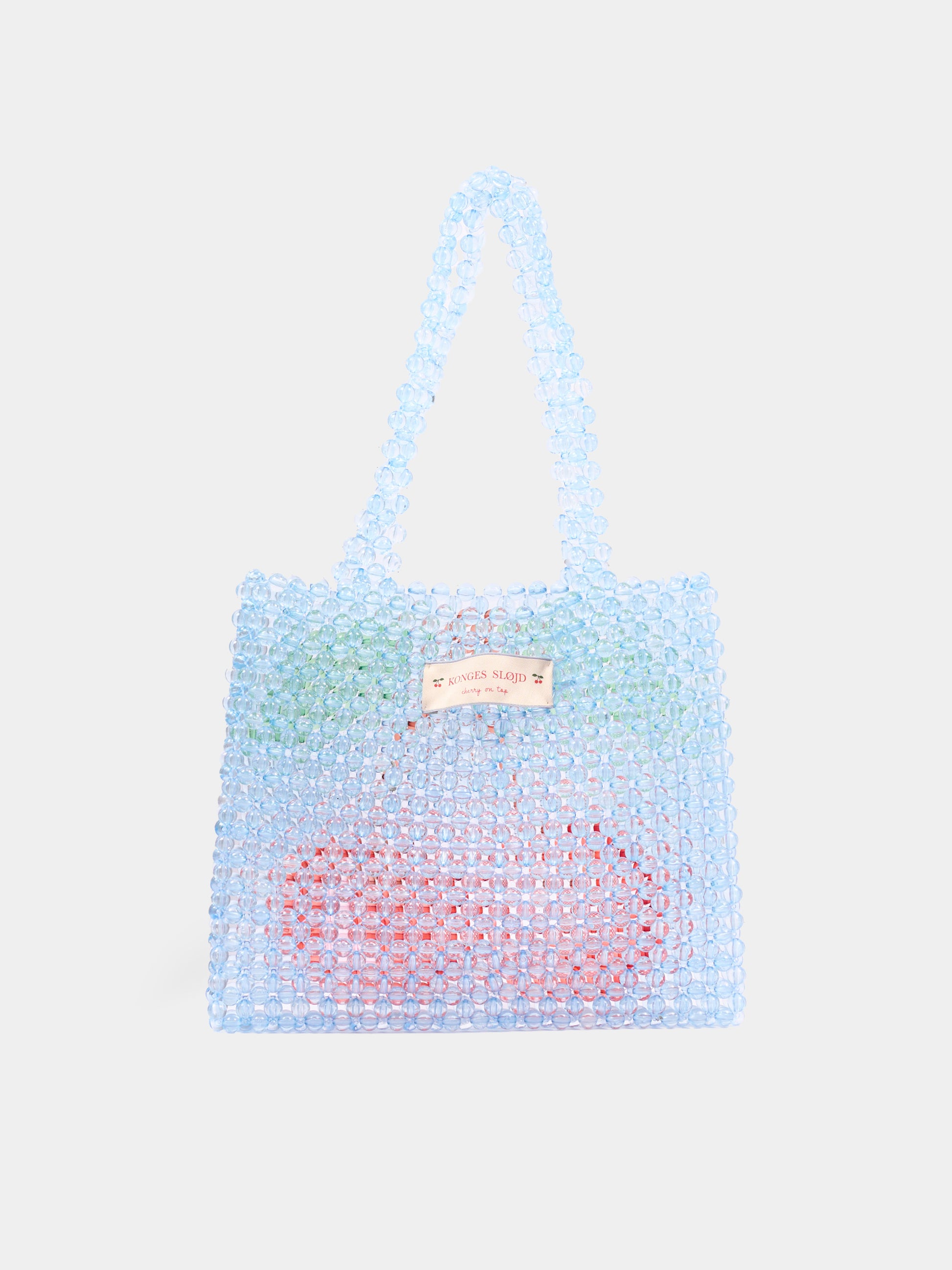 Borsa celeste Cherry Pearl per bambina,Konges Sløjd,KS104724 CHERRY