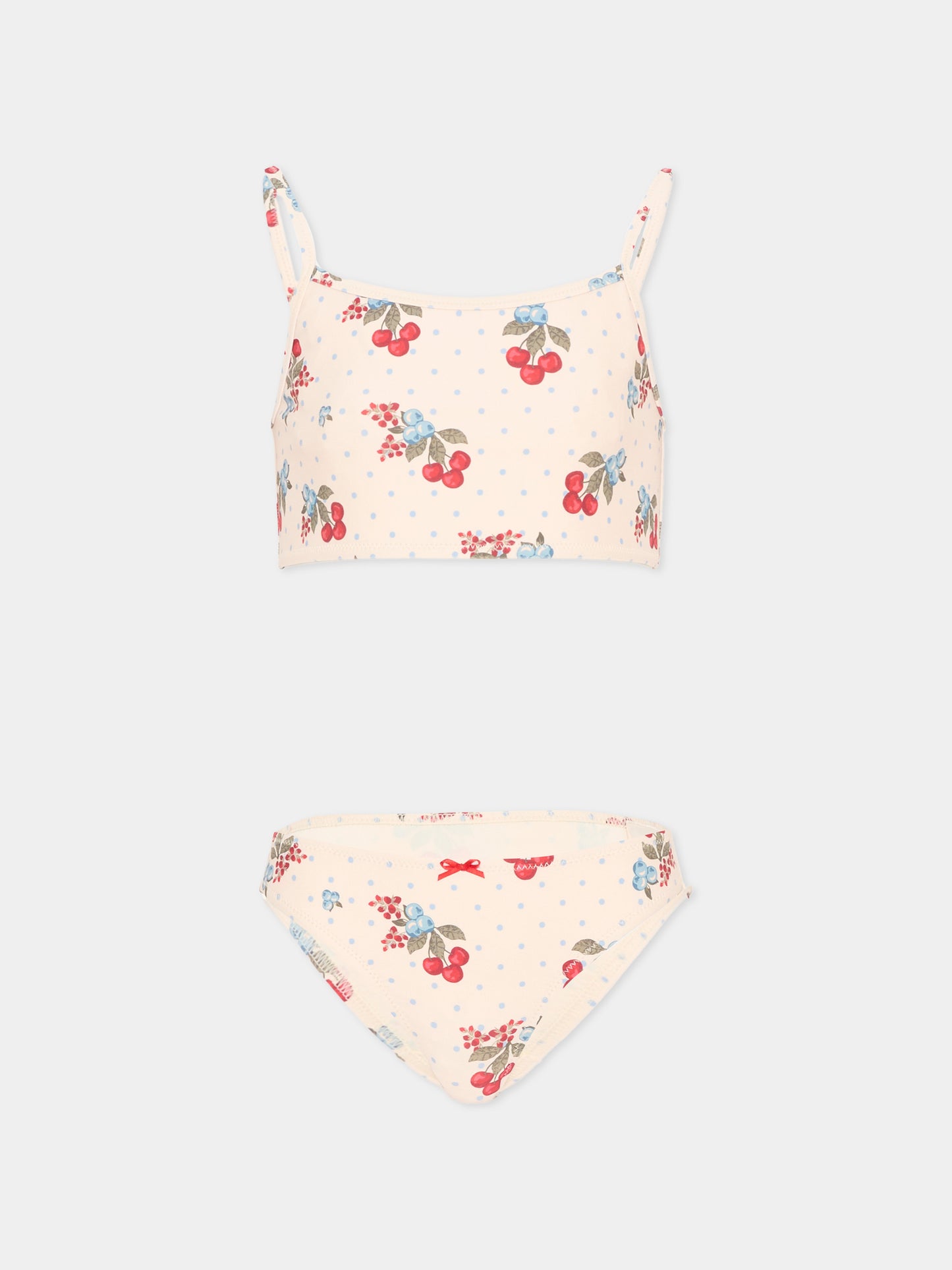 Slip e bikini multicolor per bambina con ciliegie,Konges Sløjd,KS104820 MARMELATTA