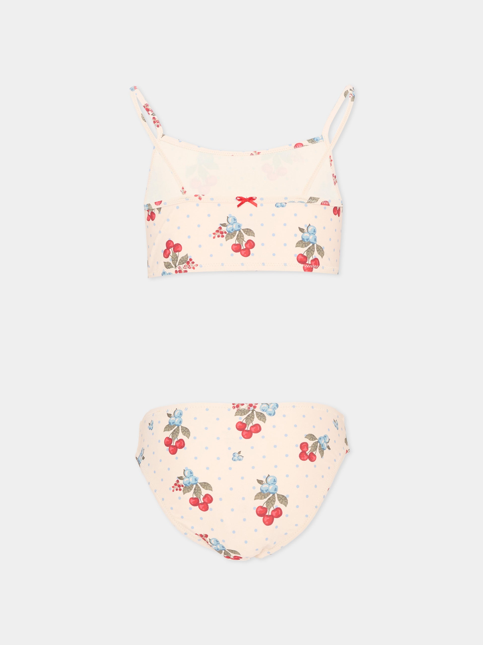 Slip e bikini multicolor per bambina con ciliegie,Konges Sløjd,KS104820 MARMELATTA