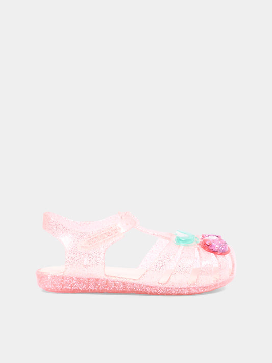Ragnetti rosa Lilo per bambina con ciliegie,Konges Sløjd,KS104933 CHERRY