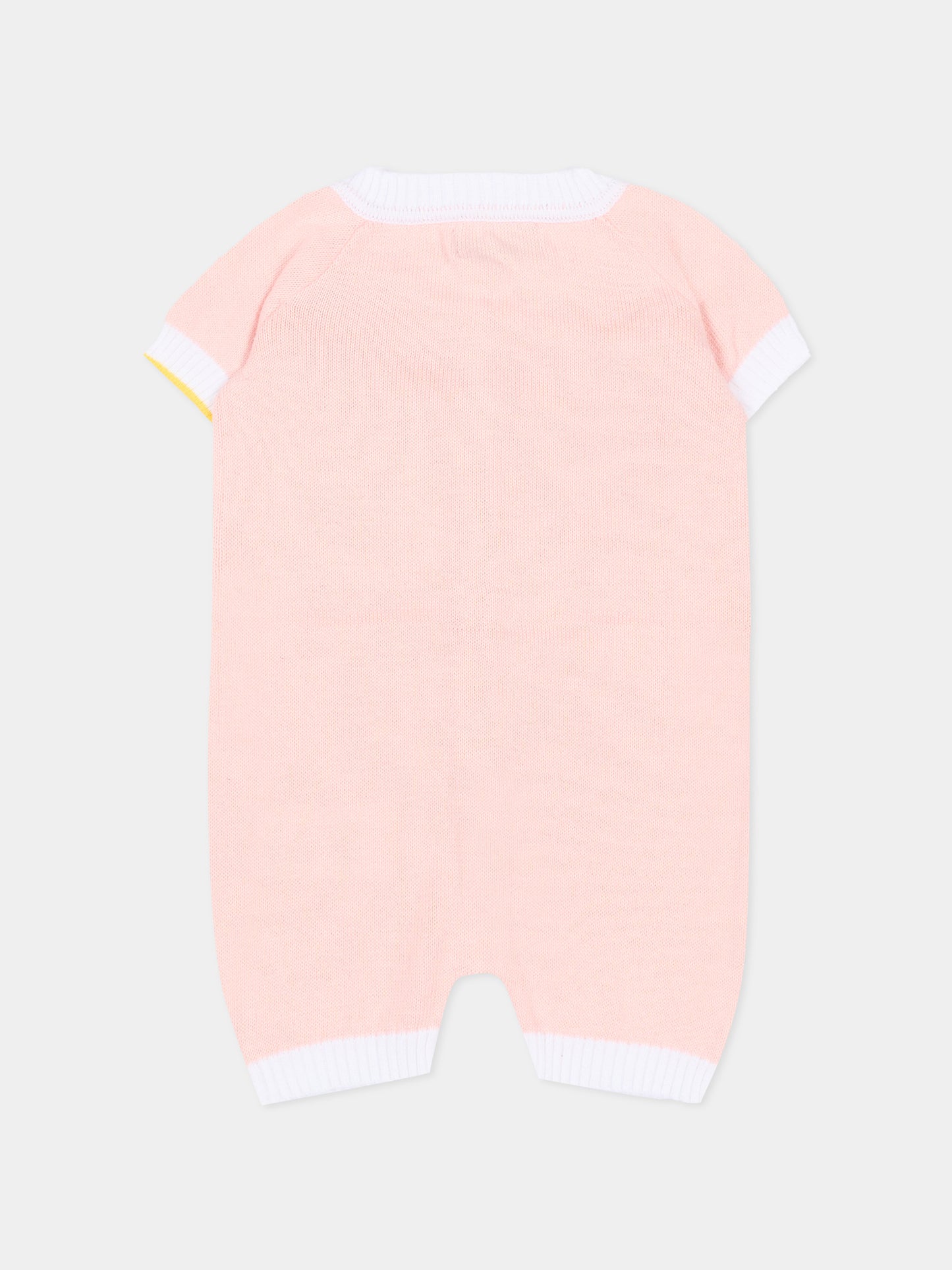 Pagliaccetto rosa per neonata con alpaca,Gensami,ROSHORT-ALPPOCKET-CO BABY PINK