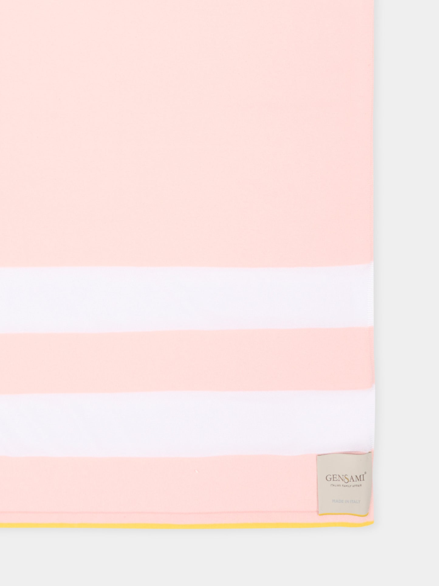 Coperta rosa a righe per neonata,Gensami,BLA-STRIPES-CO BABY PINK
