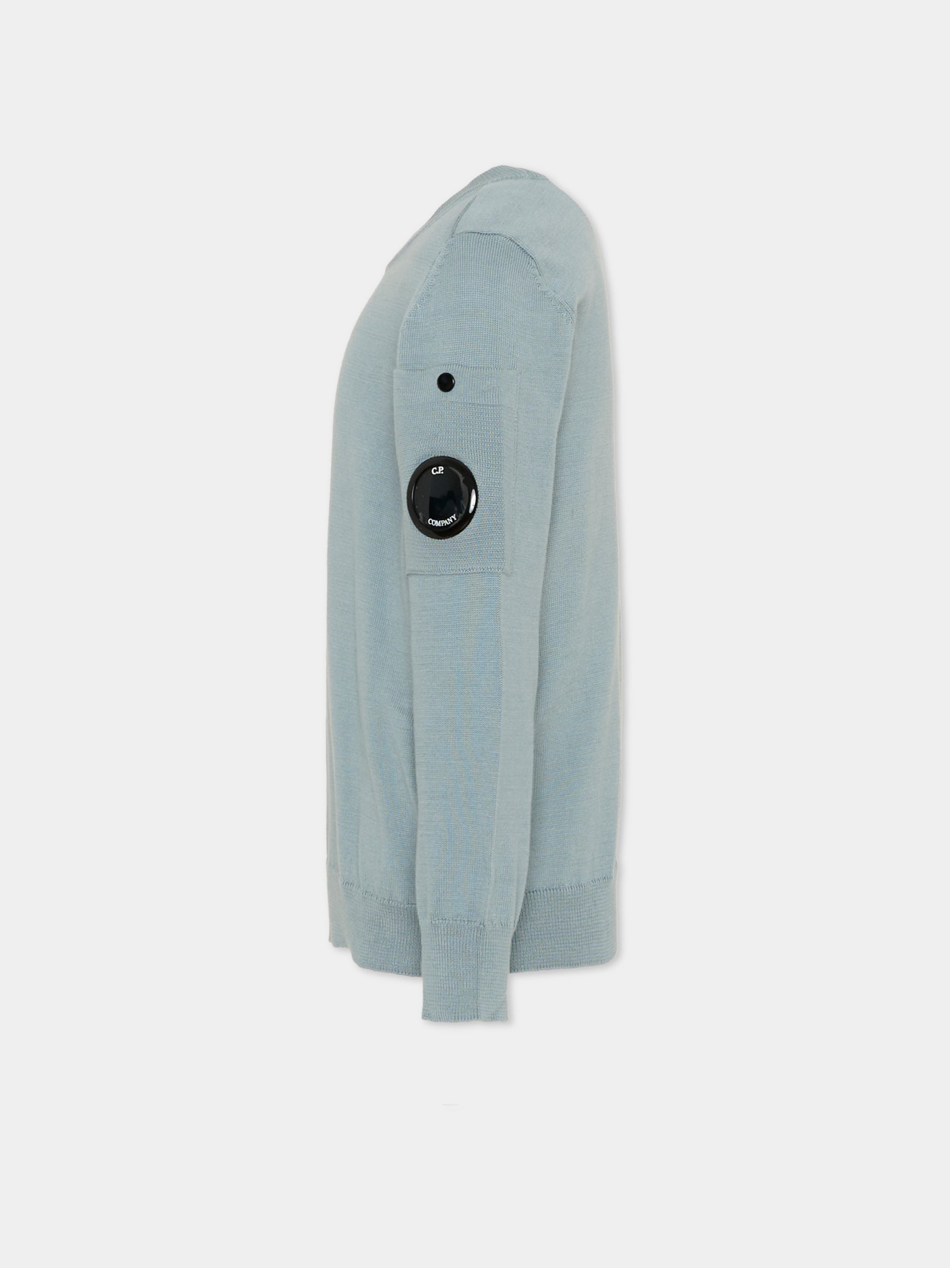 Maglione blu per bambino con lente,C. P. Company,CUW00O-LHE83 42210