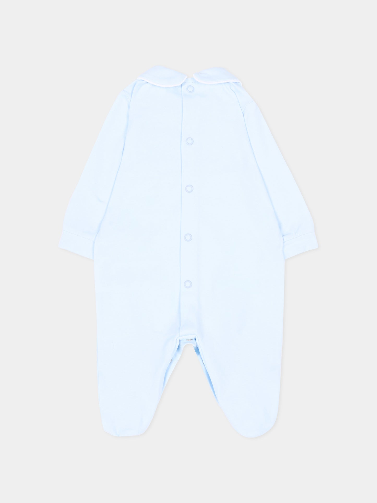 Tutina azzurra per neonato con orsetto,Nanán,E26010A