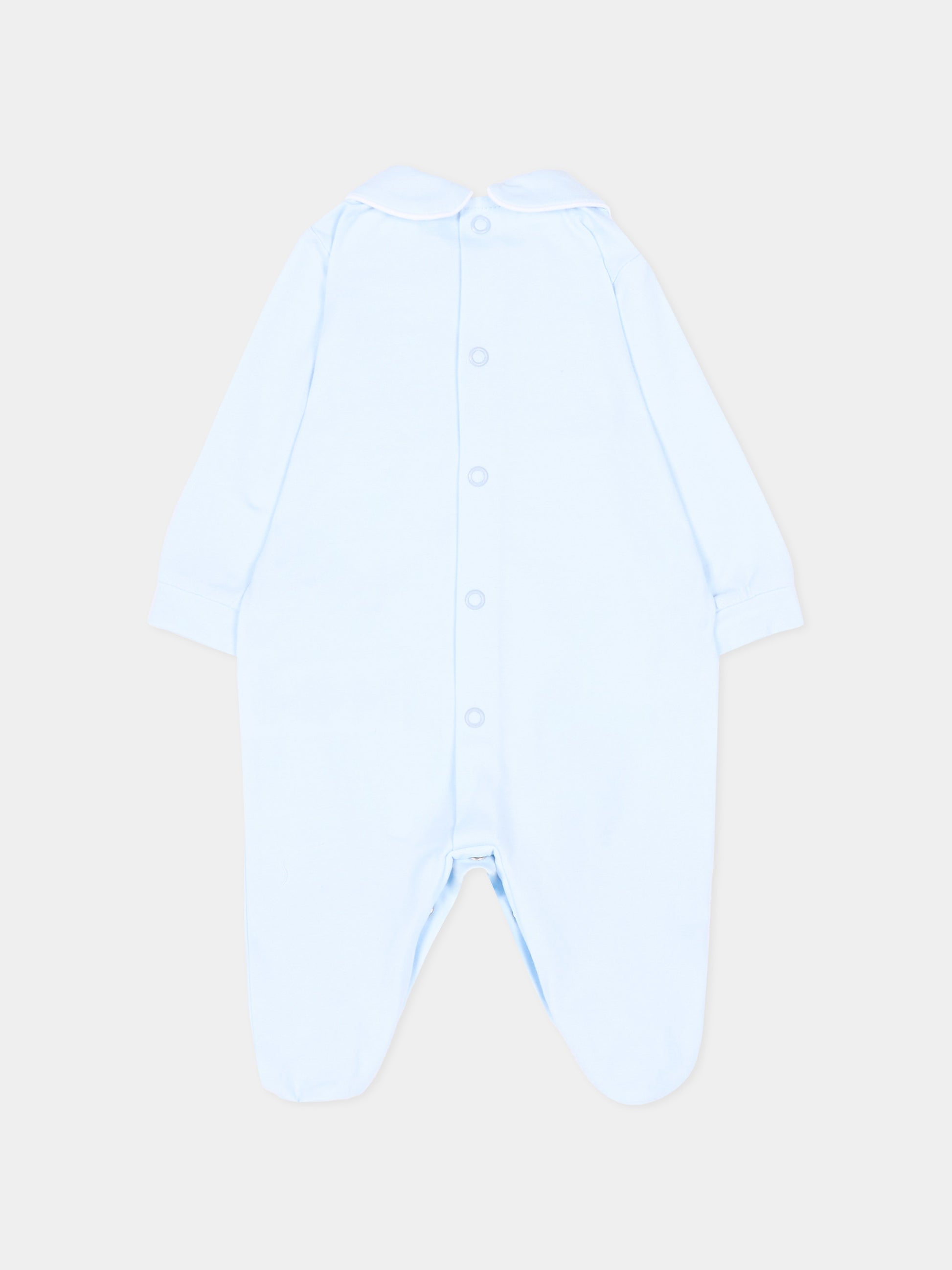 Tutina azzurra per neonato con orsetto,Nanán,E26010A