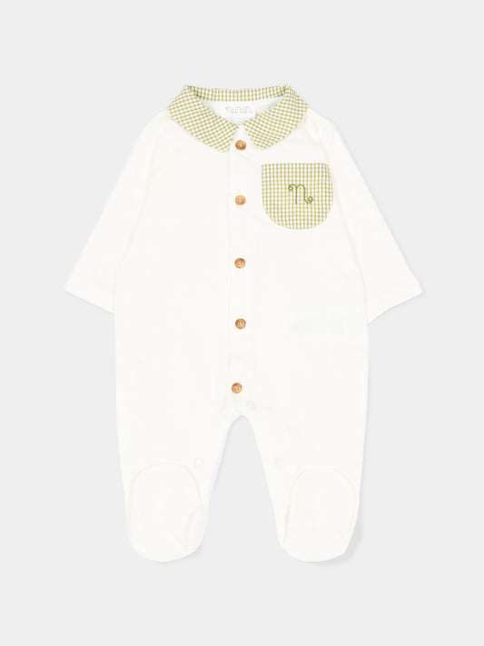 Tutina avorio per neonati vichy,Nanán,E26159V