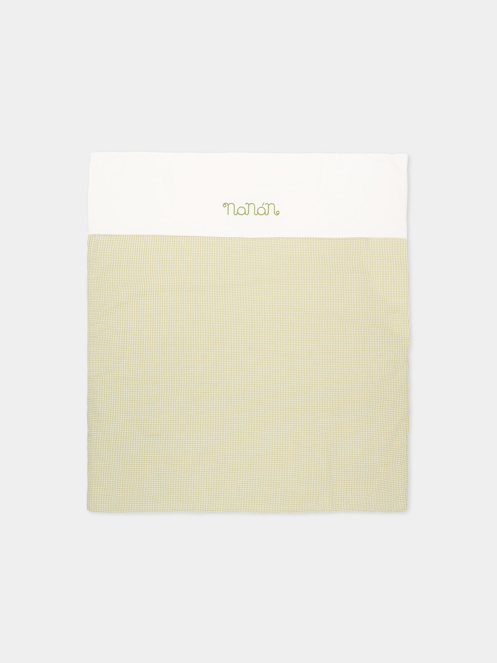 Coperta verde vichy per neonati,Nanán,E26163V