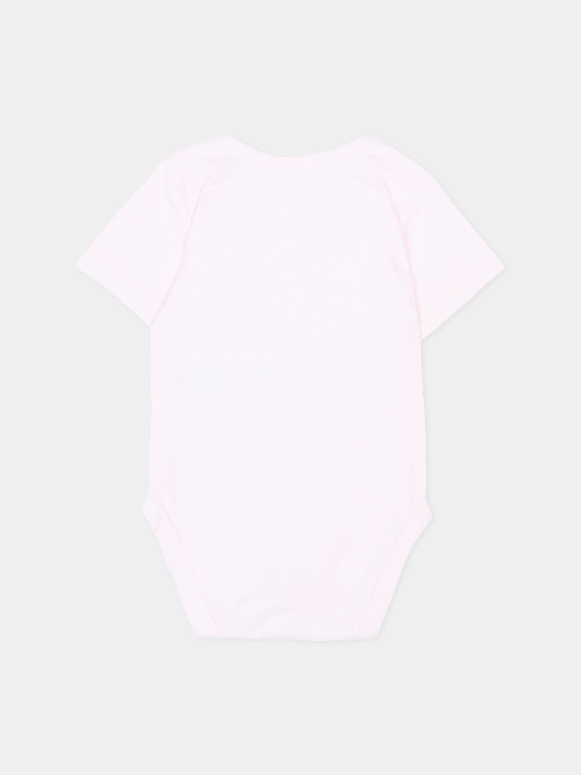 Body rosa per neonata con orsetto,Nanán,E26014R