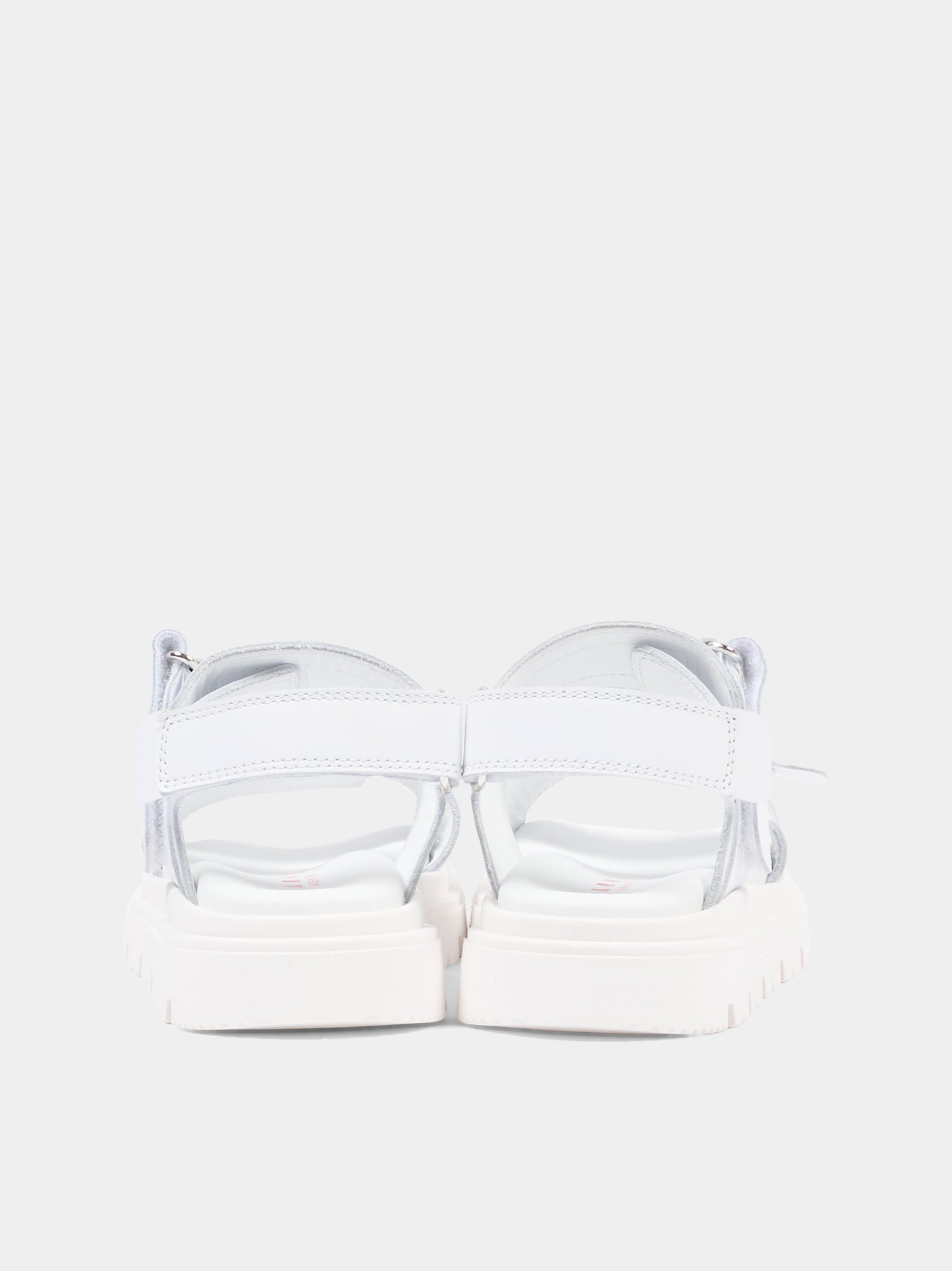 Sandalo bianco per bambina con logo,Marni Kids,82307 - VAR2