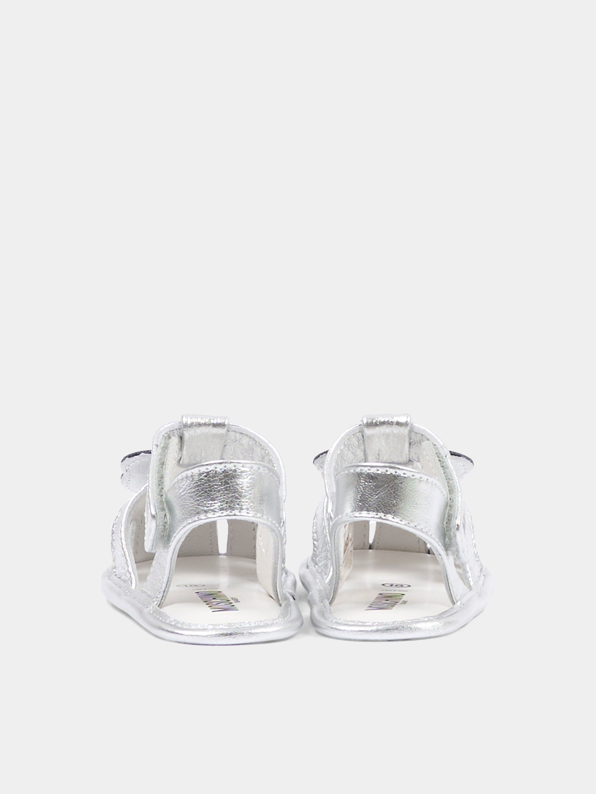 Sandalo argento per neonata con Teddy Bear,Moschino Kids,82881 - VAR4