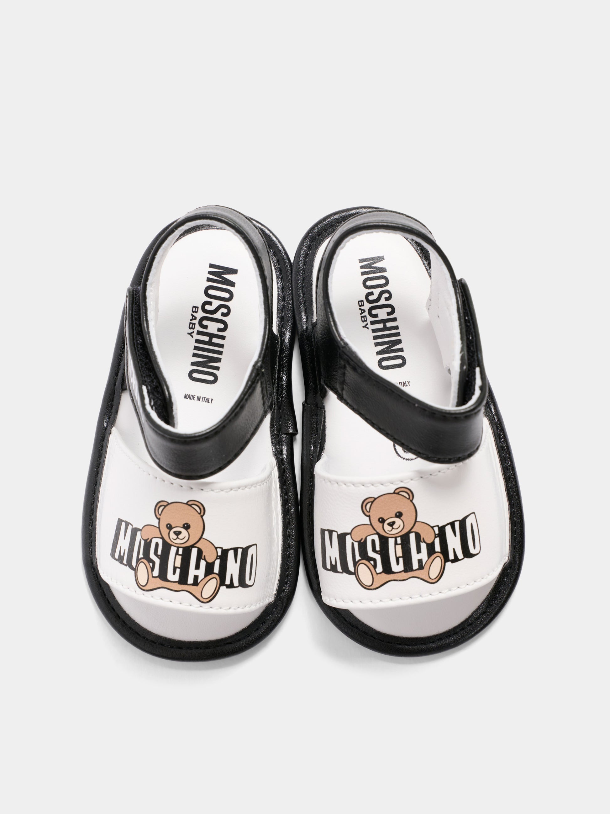 Sandali multicolor per neonato con logo,Moschino Kids,82872 - VAR1