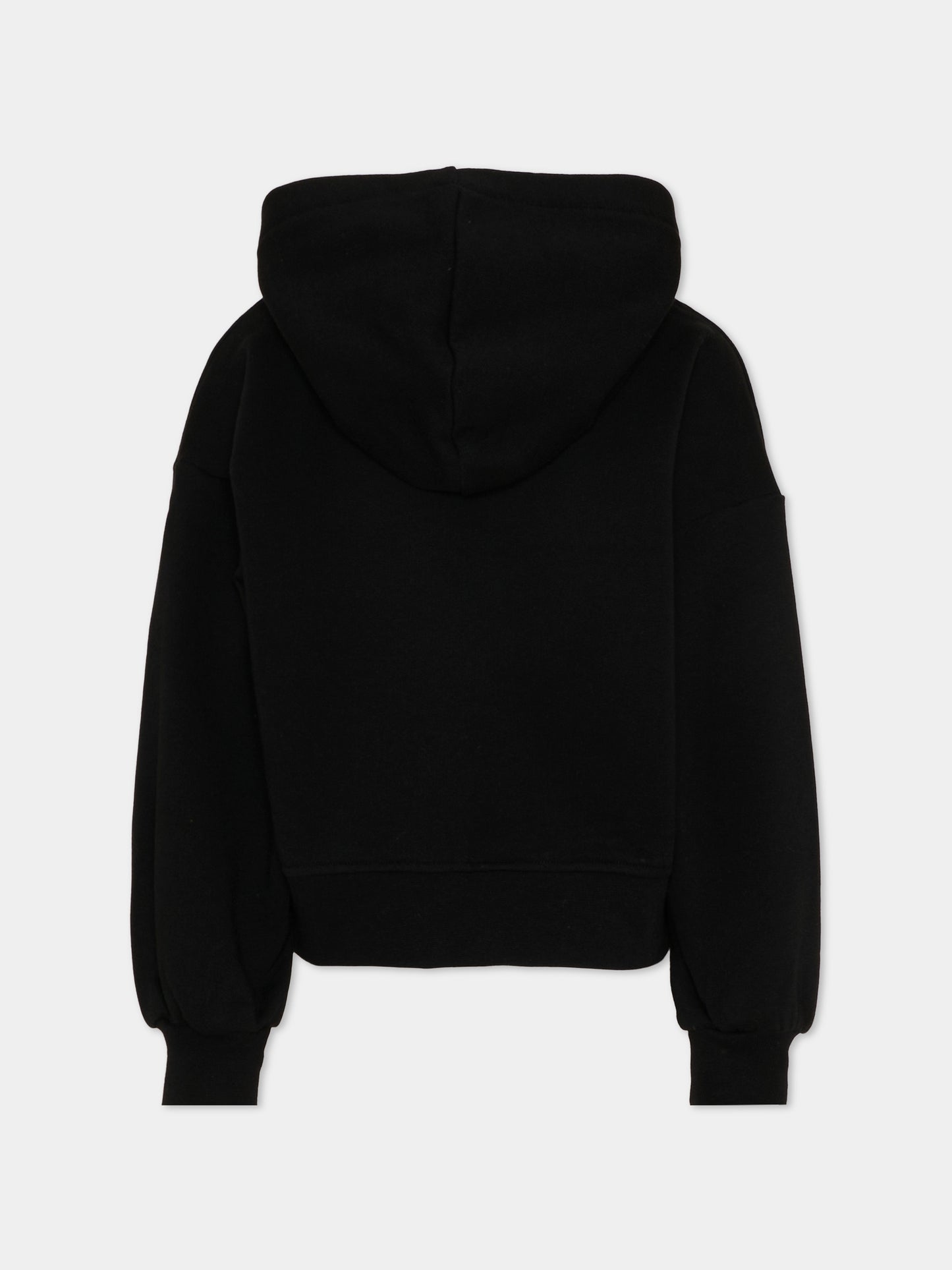 Felpa nera Barrow per bambina con logo,Barrow,S6BKJGHS178 110