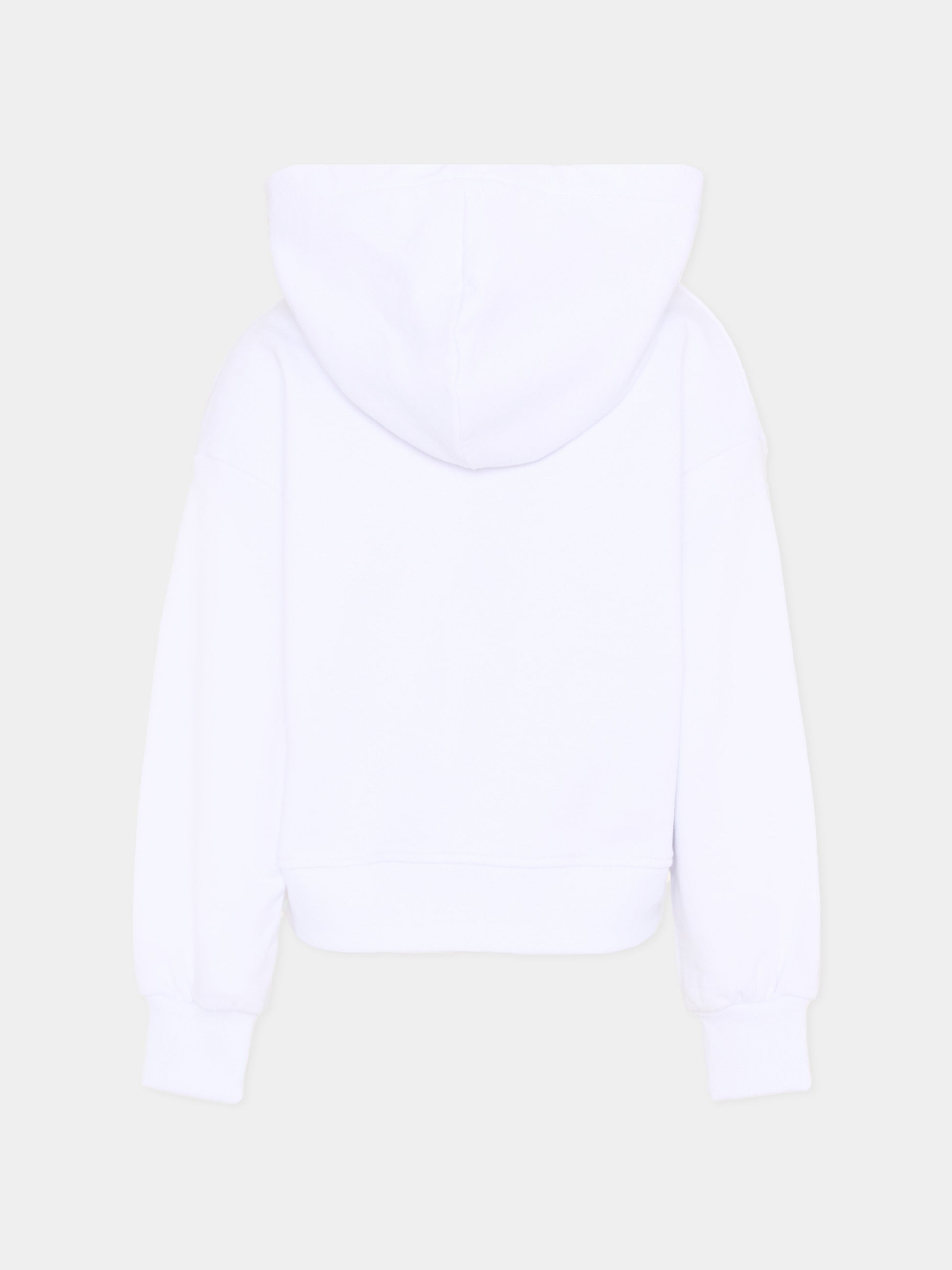 Felpa bianca Barrow per bambina stampa logo,Barrow,S6BKJGHS178 002