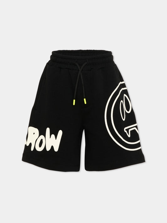 Shorts sportivi nero Barrow per bambini,Barrow,S6BKJUBE012 110
