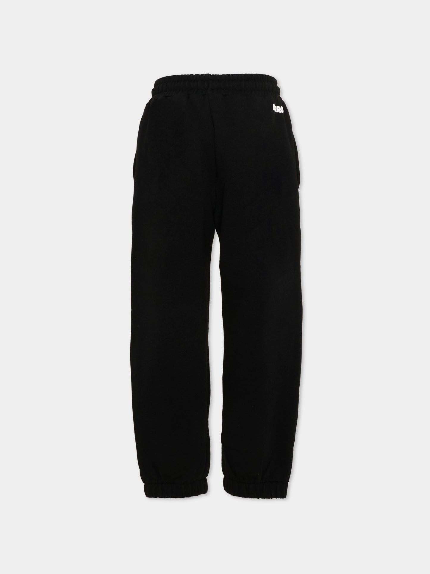 Pantaloni sportivi neri Barrow per bambini,Barrow,S6BKJUFP015 110