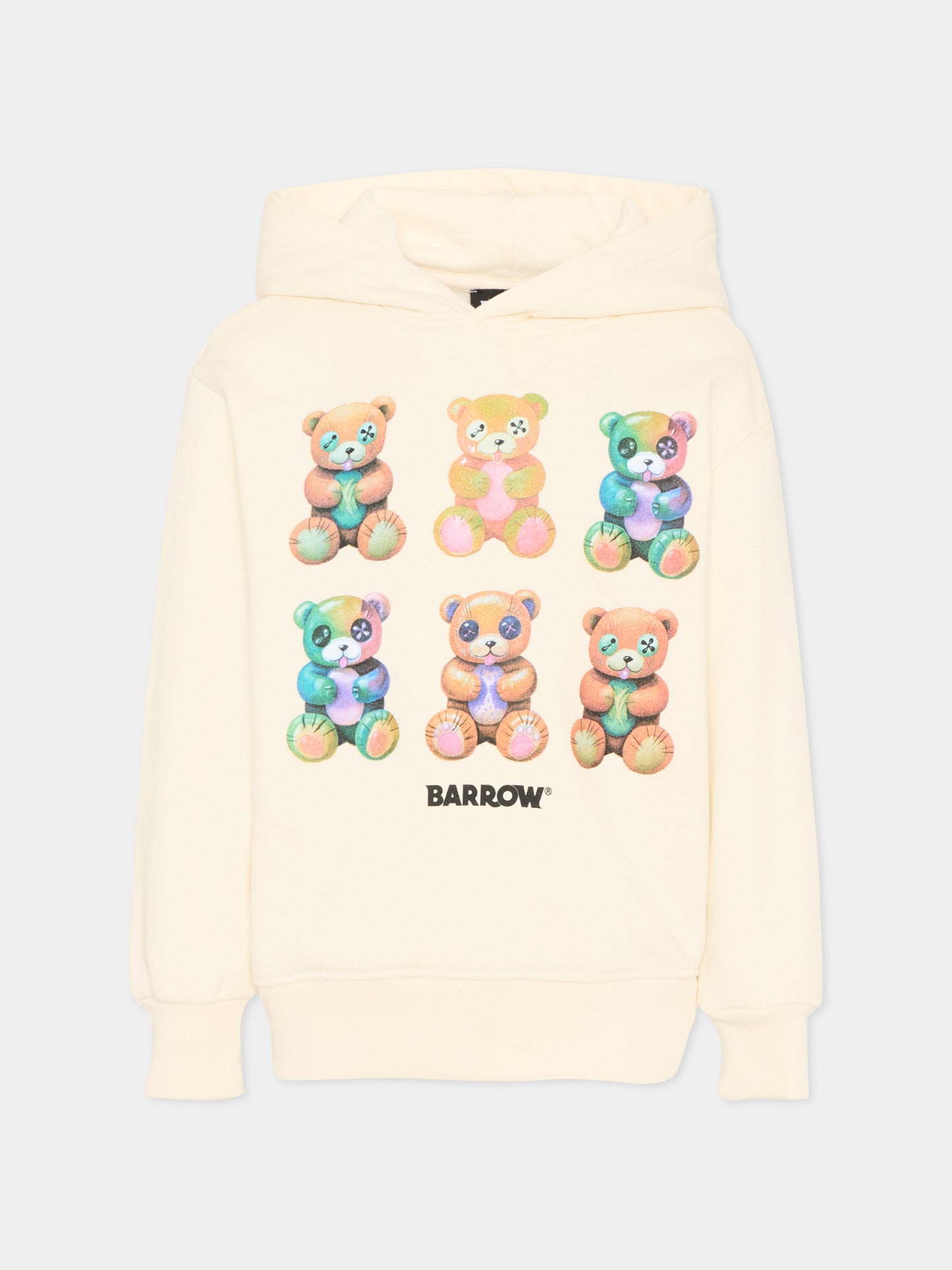 Felpa avorio con orsetti per bambini,Barrow,S6BKJUHS080 013