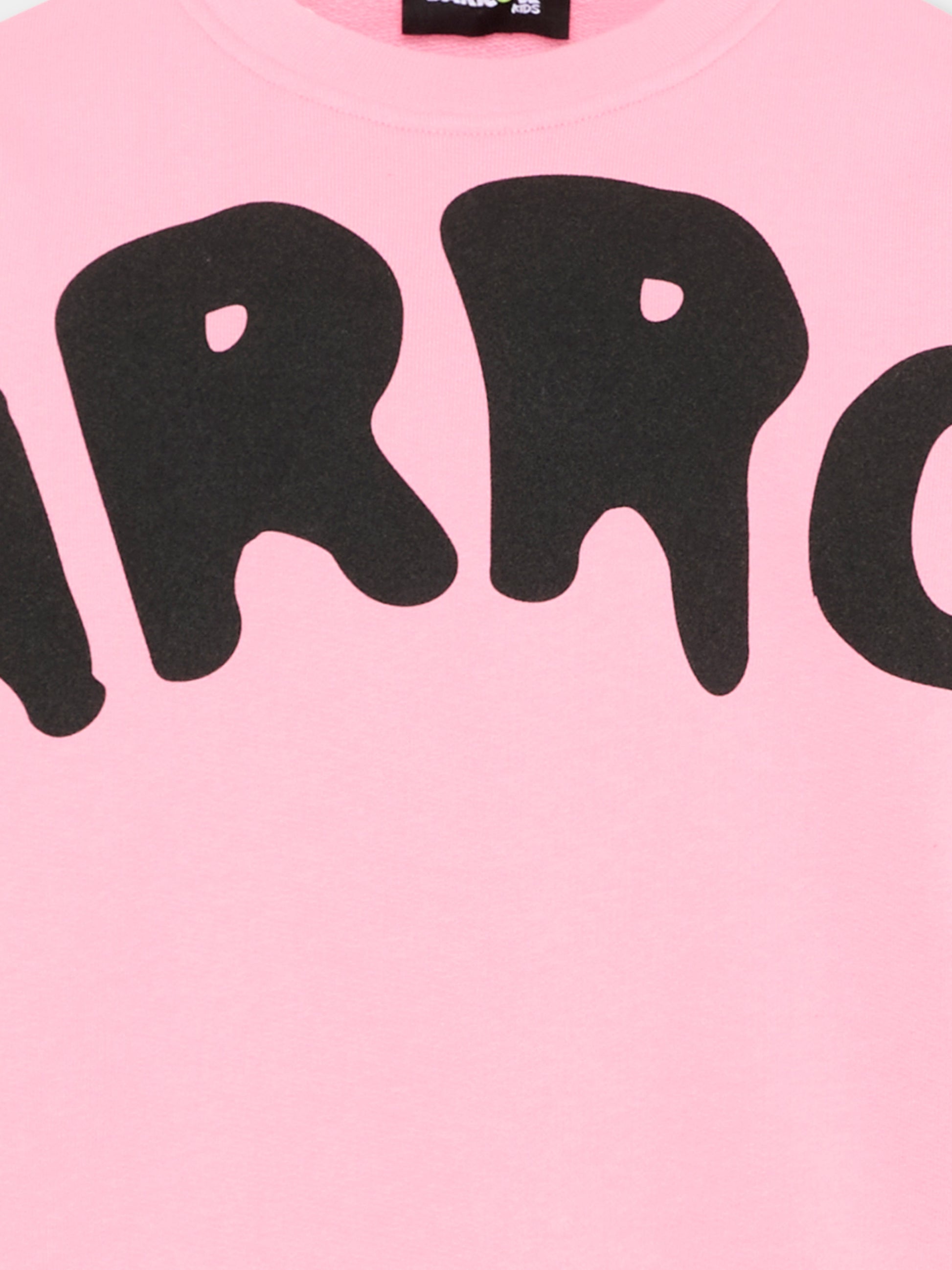 Felpa rosa Barrow per bambina logo,Barrow,S6BKJUSW016 BW311