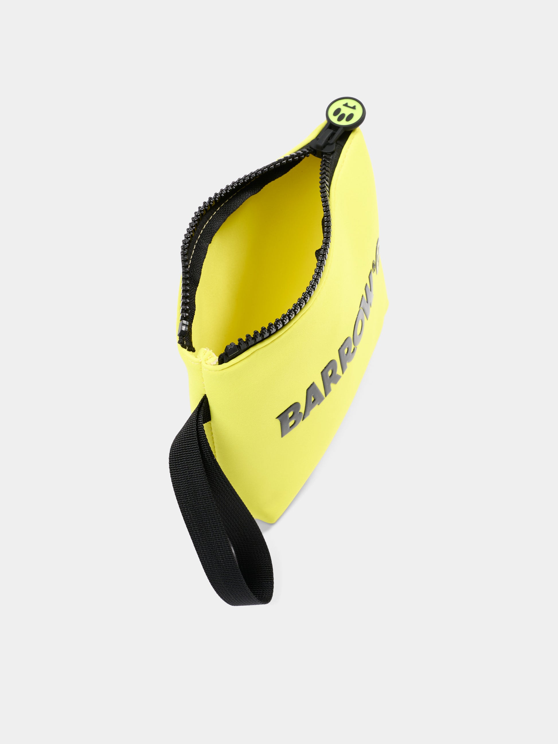 Pochette gialla per bambini con logo,Barrow,S6BKJUBA210 023
