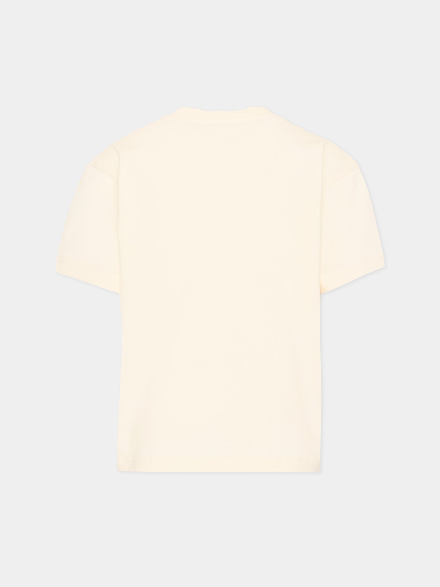 T-Shirt avorio per bambini con Teddy Bear,Palm Angels,PBAA003S26JER001 002