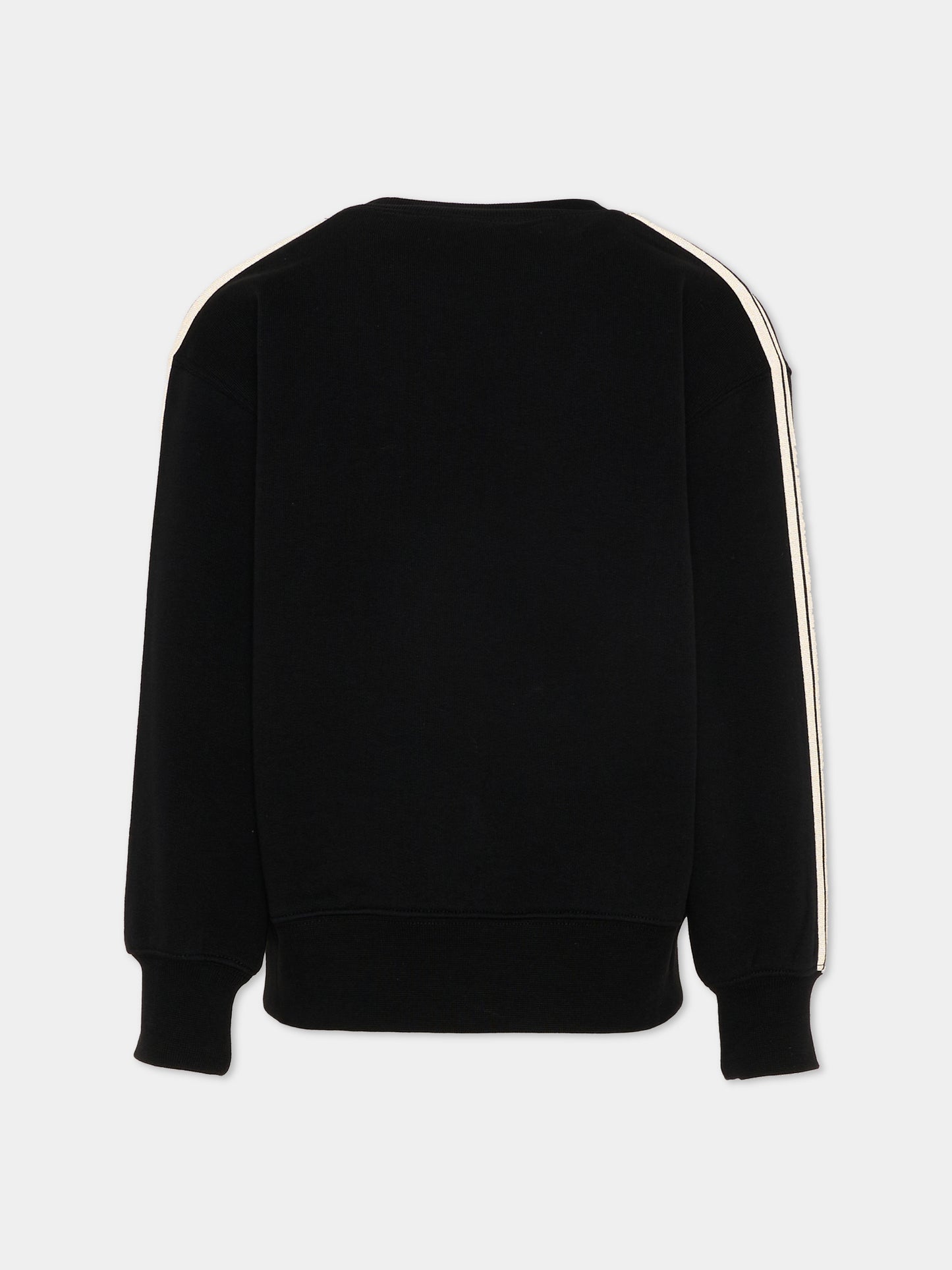 Felpa nera Palm Angels per bambini,Palm Angels,PBBA012S26FLE005 110