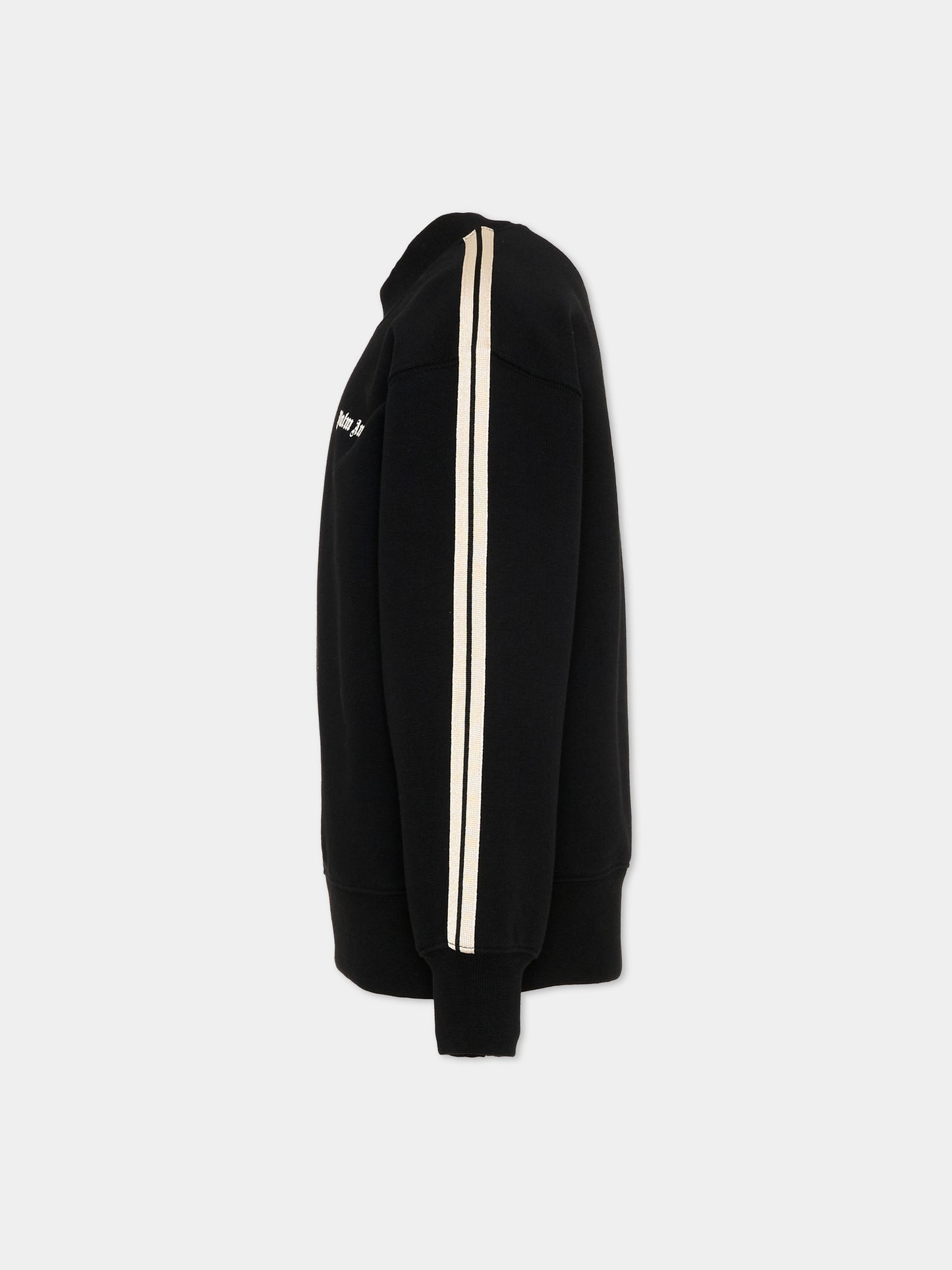 Felpa nera Palm Angels per bambini,Palm Angels,PBBA012S26FLE005 110