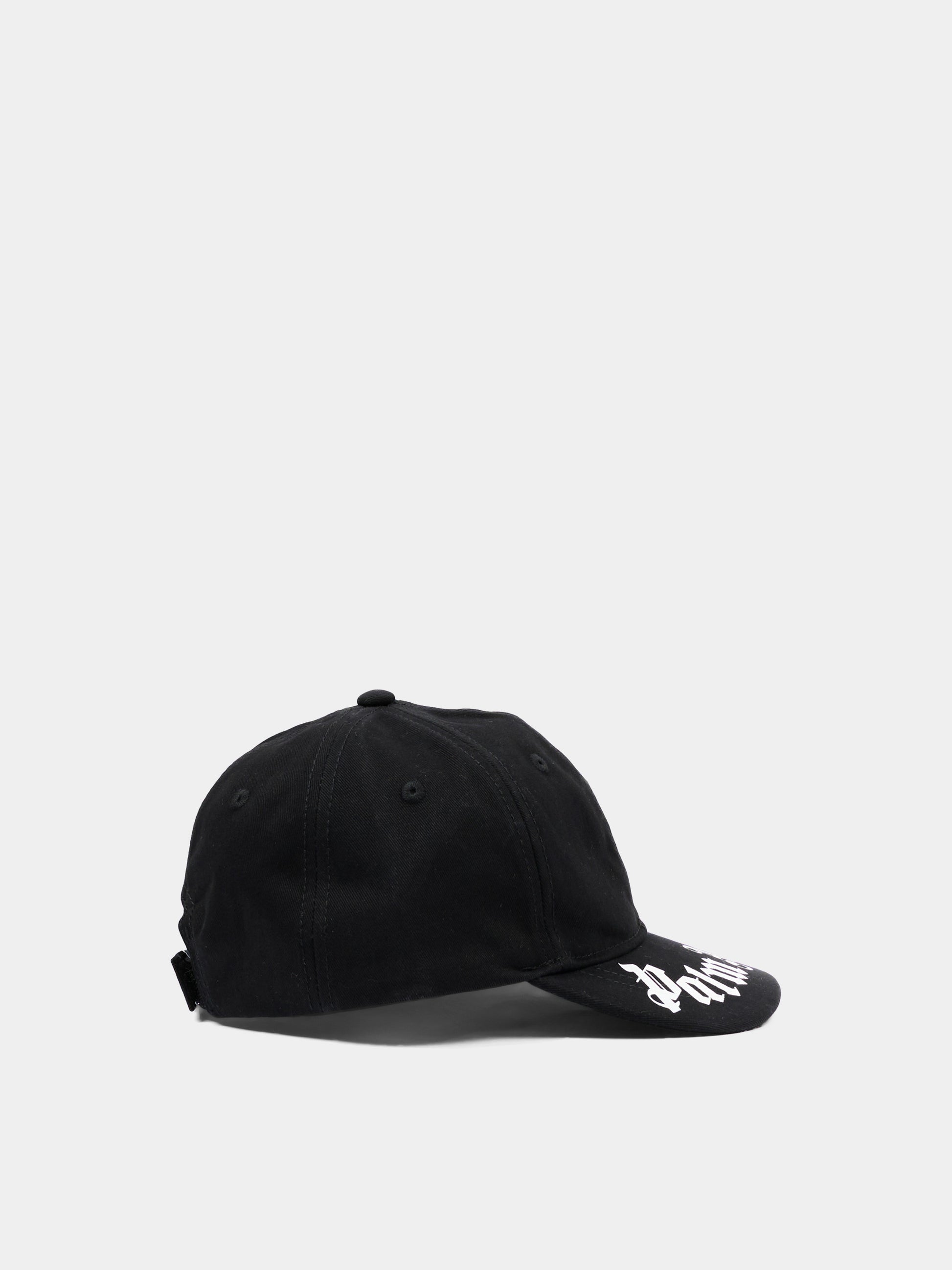 Cappello nero per bambini con logo,Palm Angels,PBLB002S26FAB001 110
