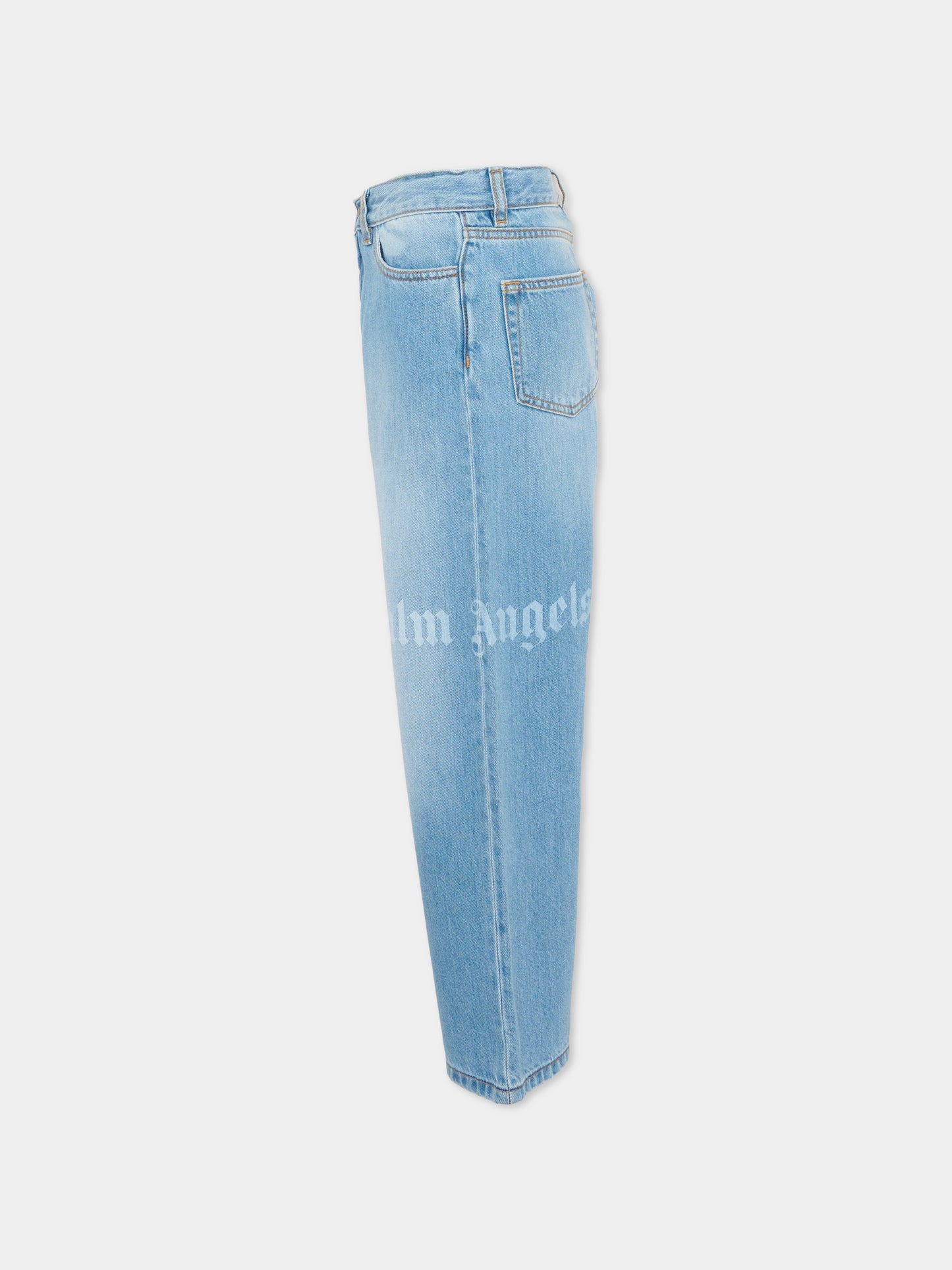 Jeans per bambini con logo,Palm Angels,PBYB009S26DEN001 050