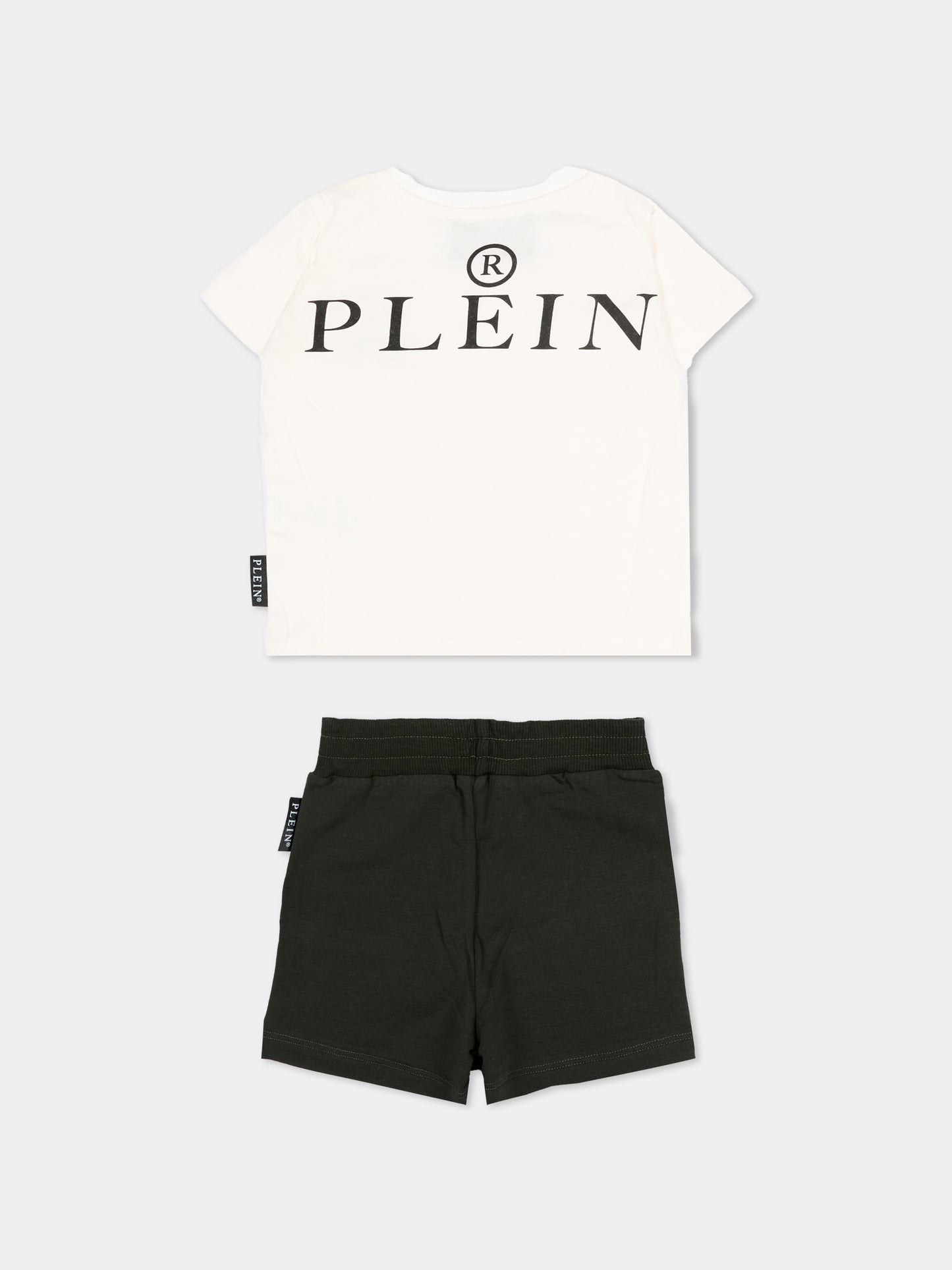 Completo sportivo multicolor per neonato con logo,Philipp Plein Junior,S6PHNBTS135 002/39