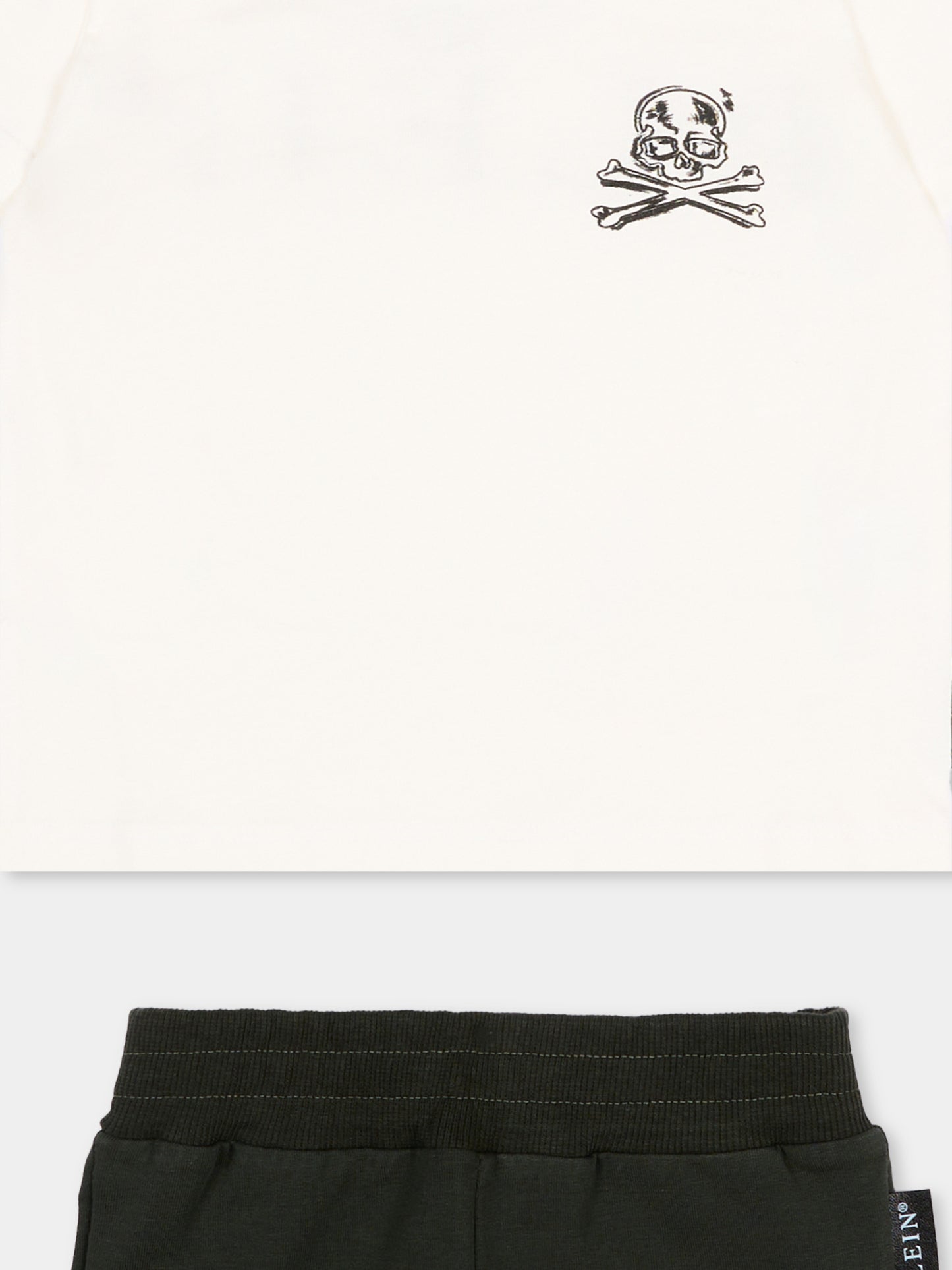 Completo sportivo multicolor per neonato con logo,Philipp Plein Junior,S6PHNBTS135 002/39