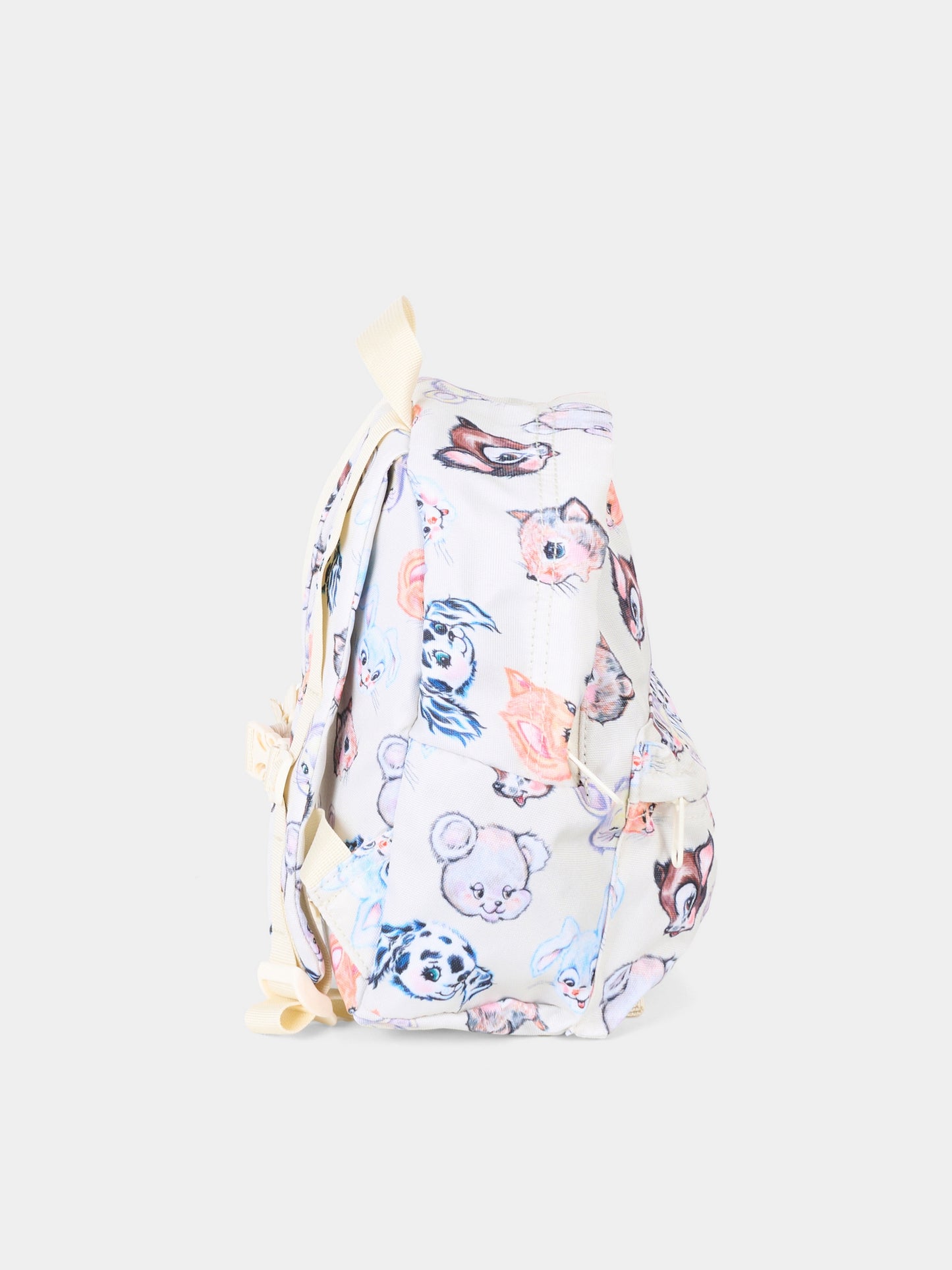 Mini sac à dos ivoire pour enfants avec imprimé animal