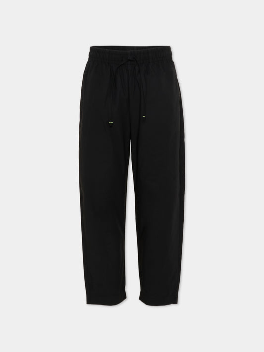 Pantaloni neri per bambino con logo,Msgm Kids,S6MSJBPA188 110