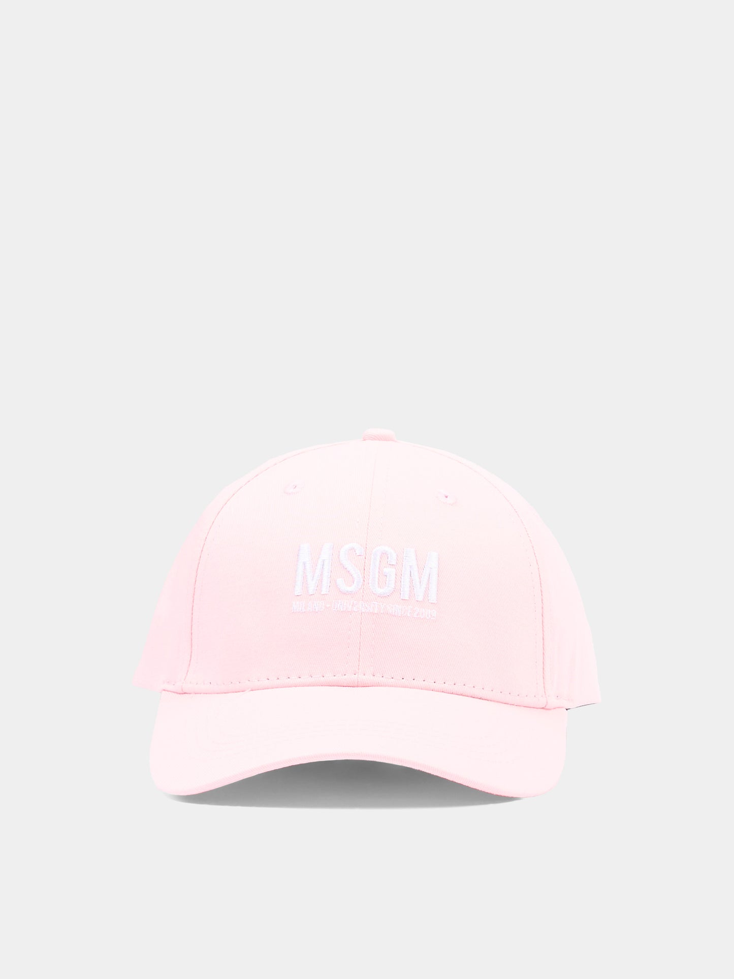 Cappello rosa per bambina con logo,Msgm Kids,S6MSJUBC019 MS076
