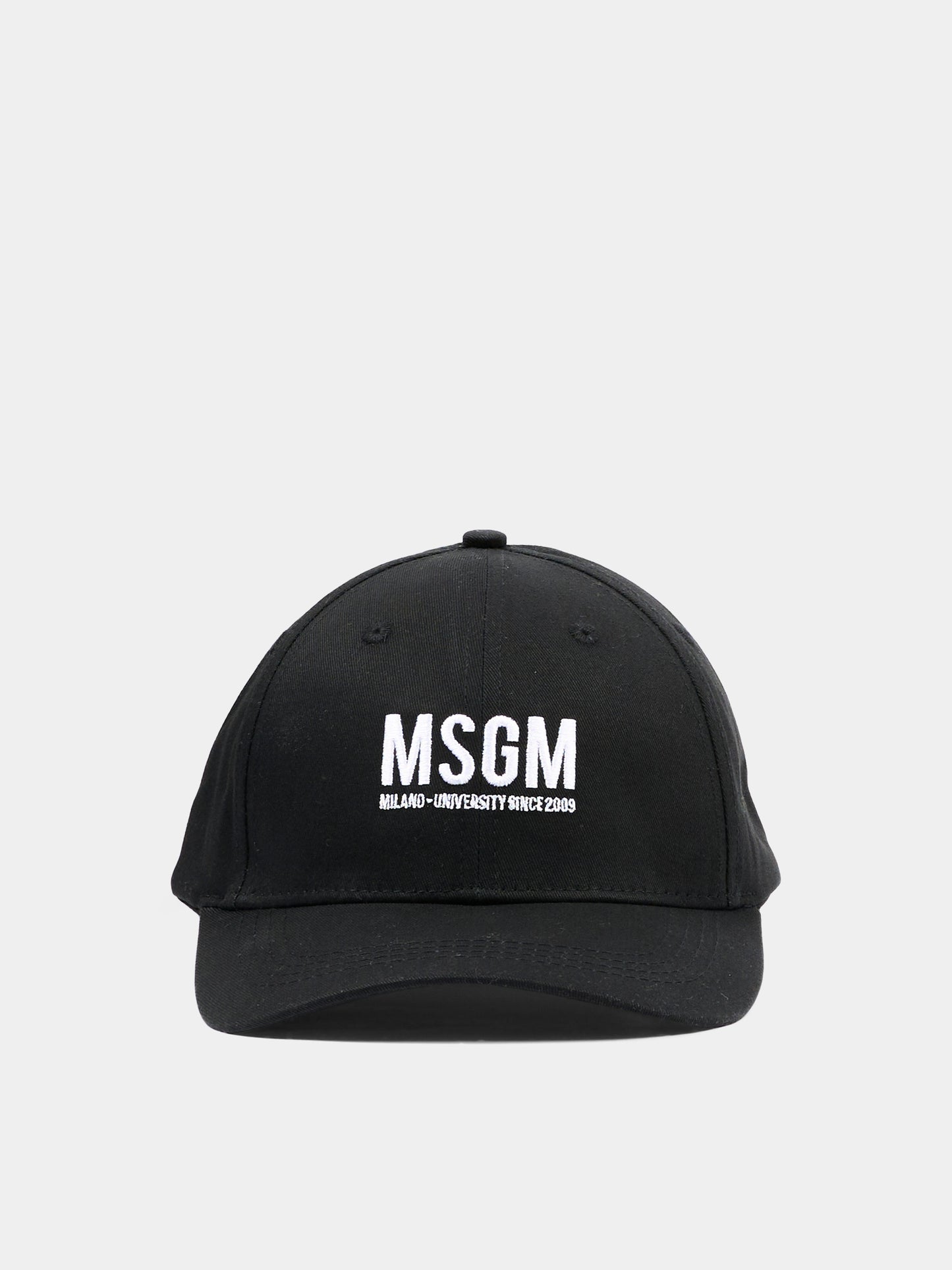 Cappello nero per bambini con logo,Msgm Kids,S6MSJUBC019 110