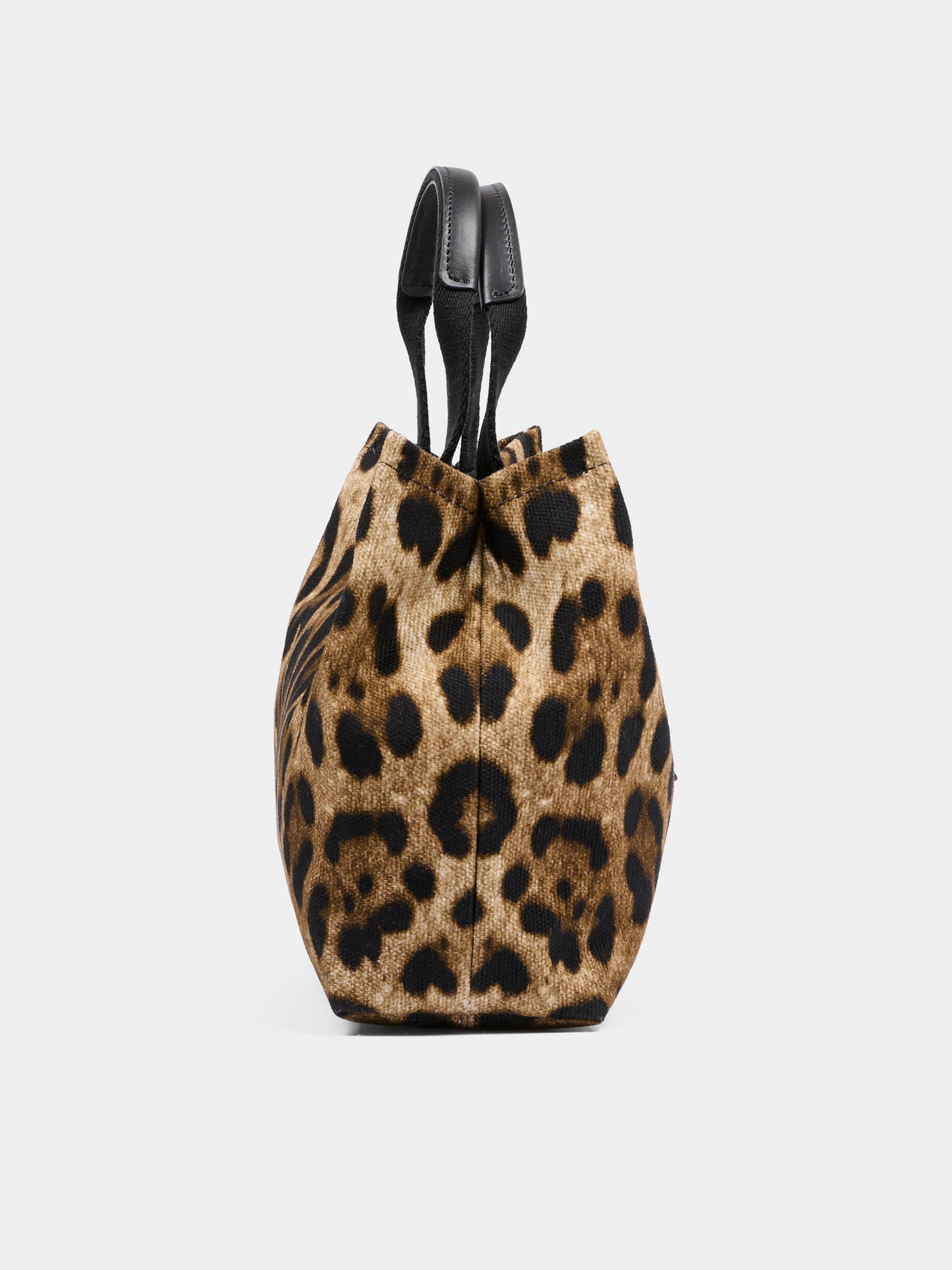 Borsa marrone per bambina con logo DG e stampa leopardata,Dolce & Gabbana Kids,EB0116 AX344 HY13M