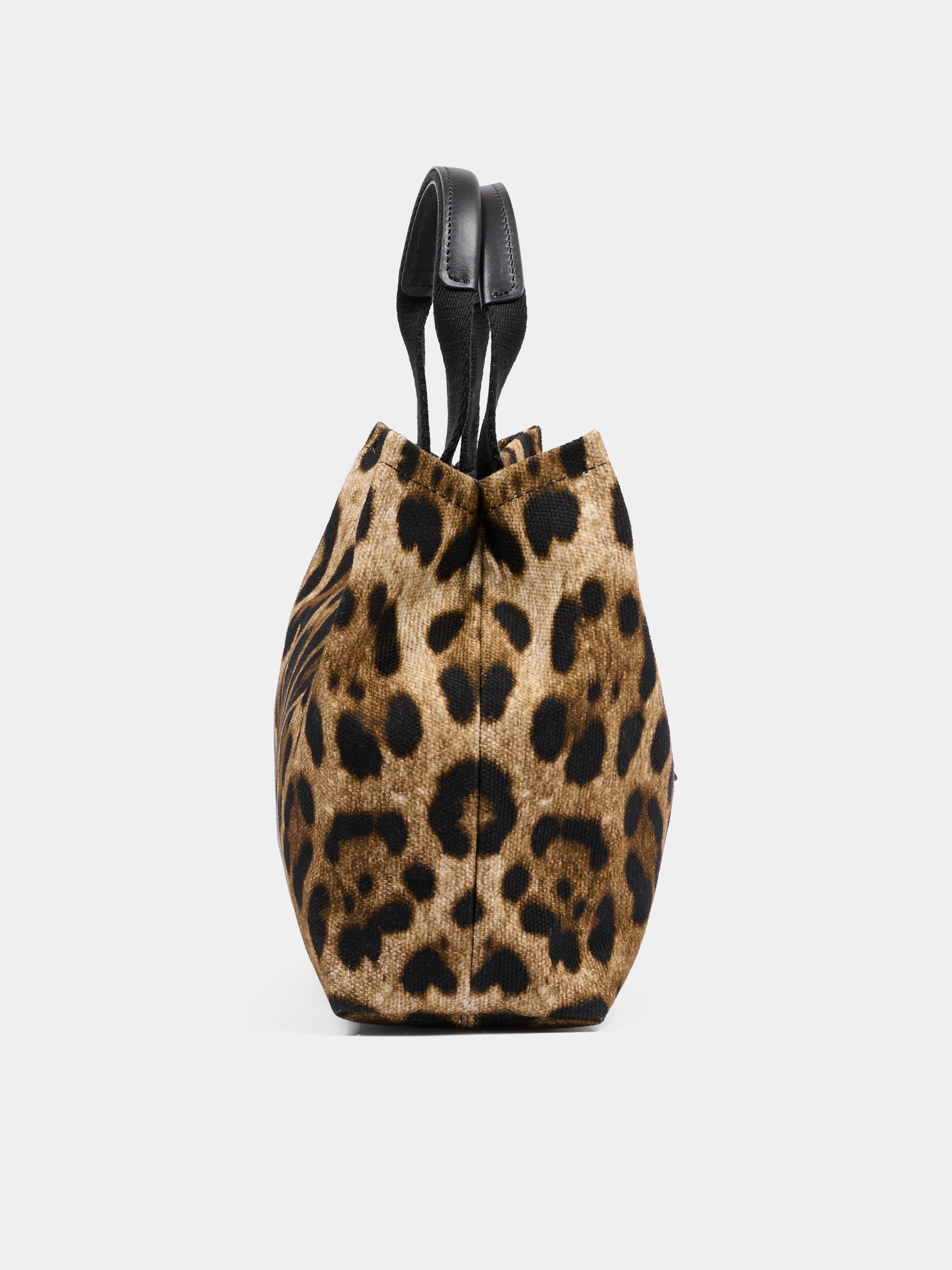 Borsa marrone per bambina con logo DG e stampa leopardata,Dolce & Gabbana Kids,EB0116 AX344 HY13M