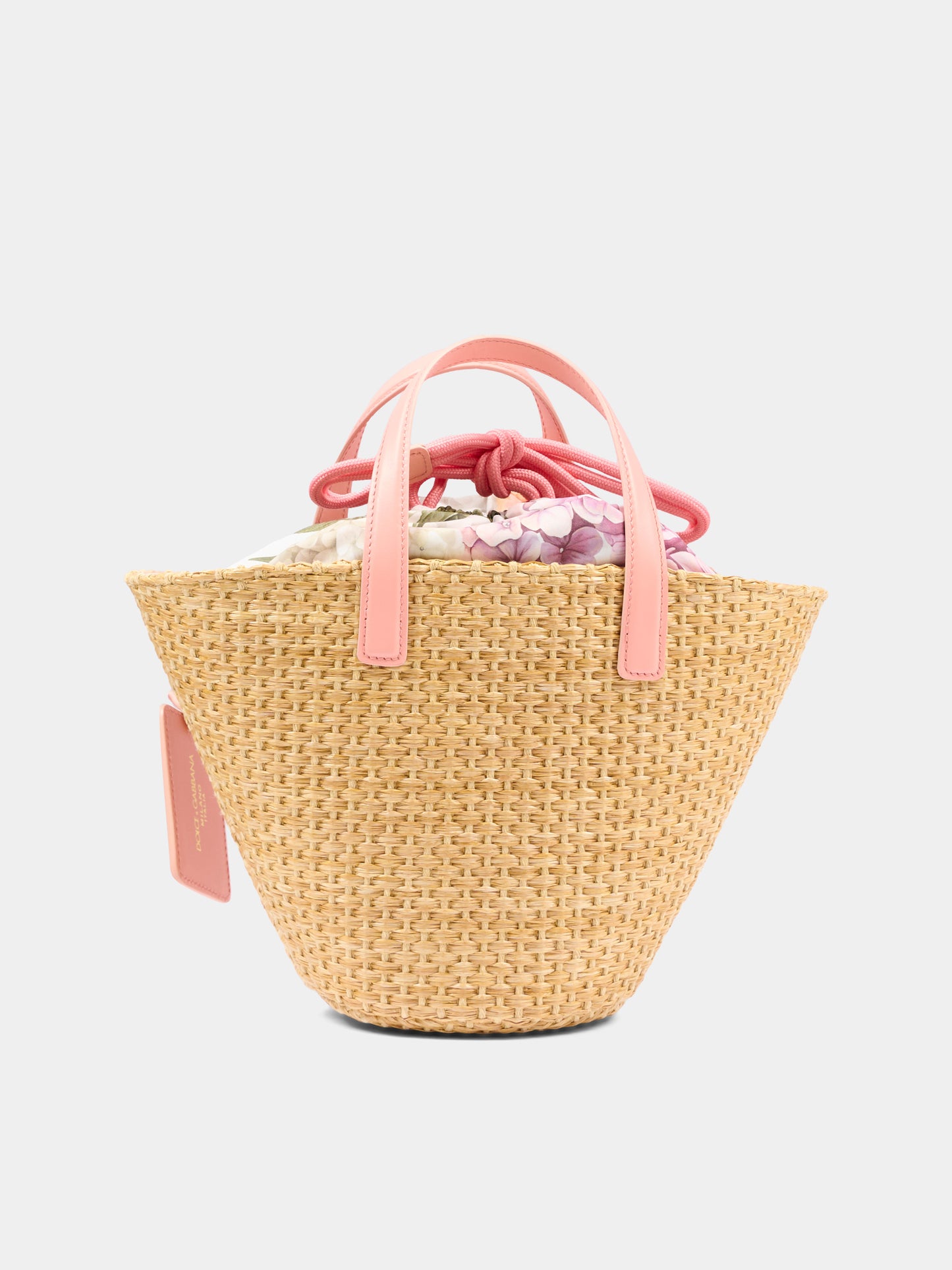 Borsa beige Coffa per bambina con logo,Dolce & Gabbana Kids,EB0249 AX337 HA5XG