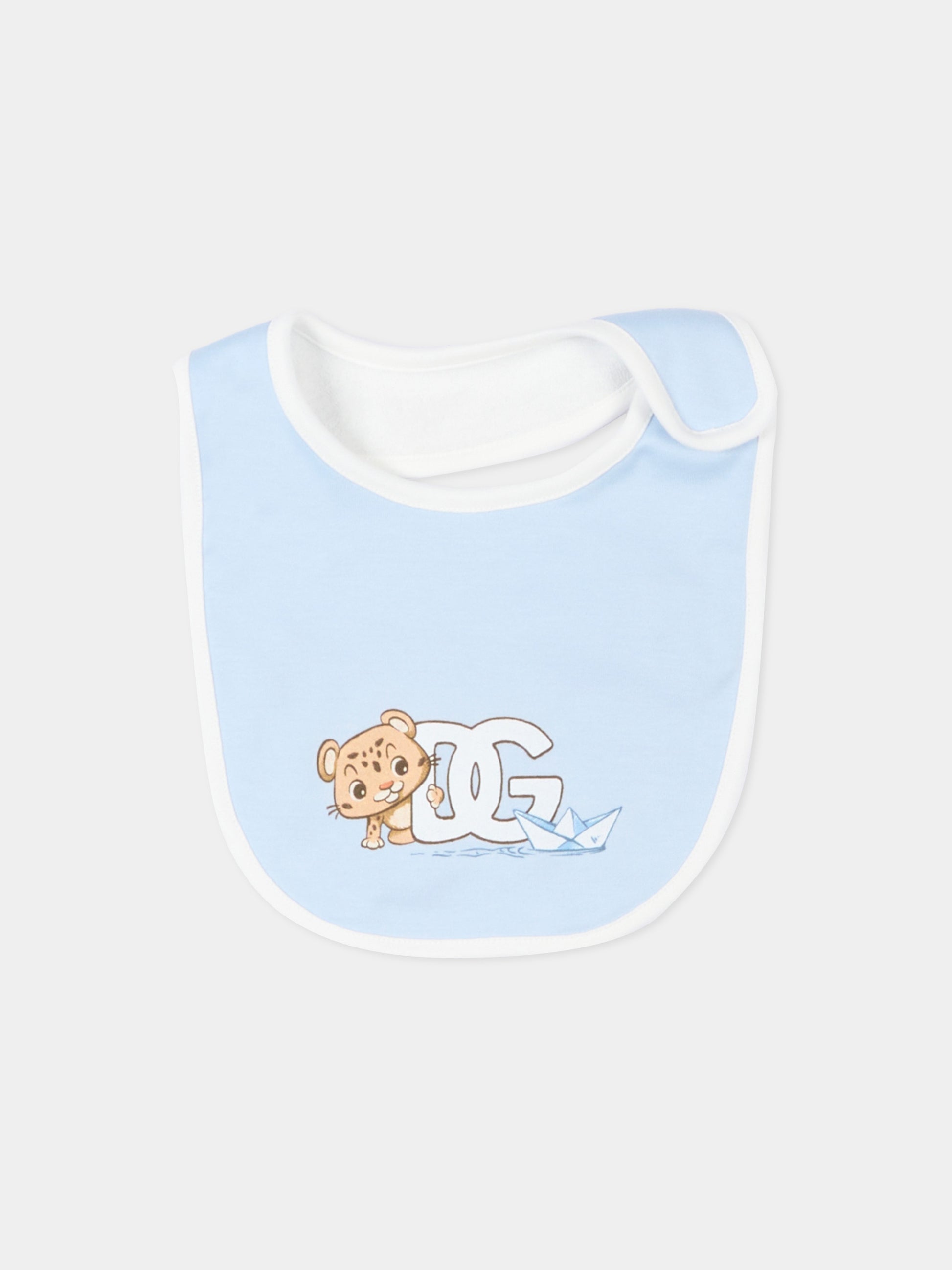 Set tutina multicolor per neonato con logo,Dolce & Gabbana Kids,L1JOBR G7PNK S9000