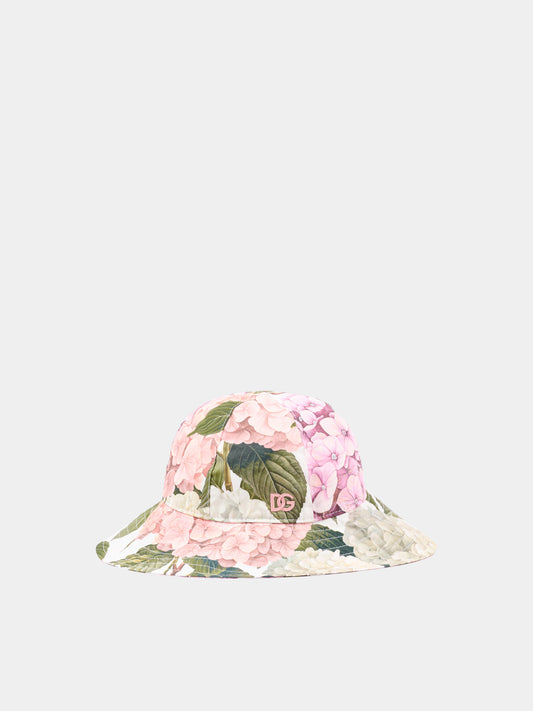 Cappello multicolor floreale per bambina,Dolce & Gabbana Kids,LB4H48 HS5T6 HA5XG