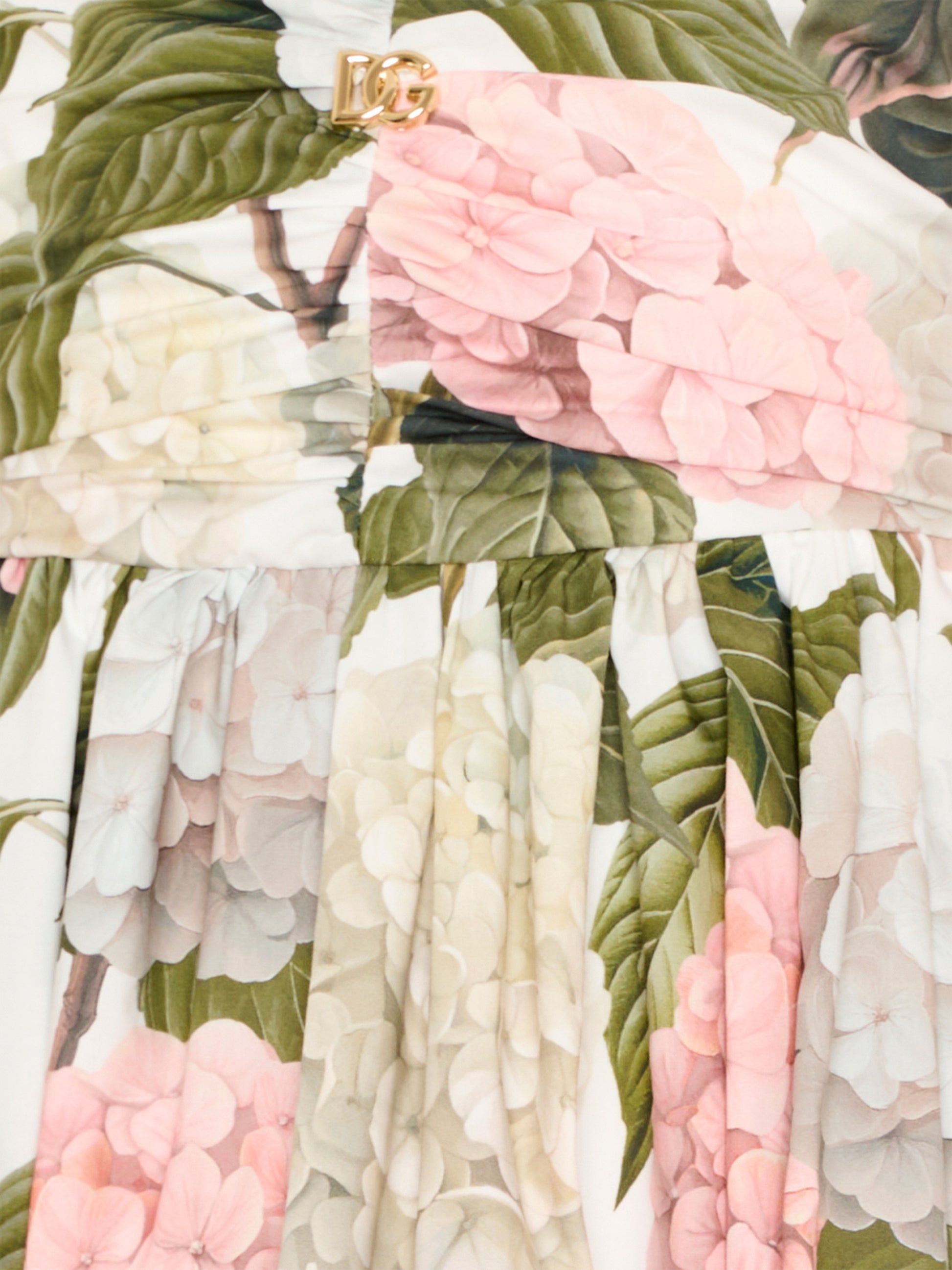 Vestito multicolor per bambina floreale,Dolce & Gabbana Kids,L53DE7 HS5T6 HA5XG