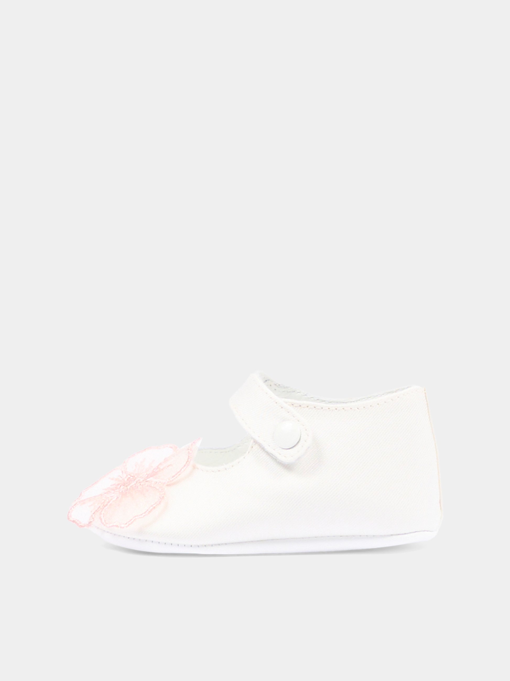Ballerine avorio per neonata con fiore,Simonetta,SY0016-S0251 102
