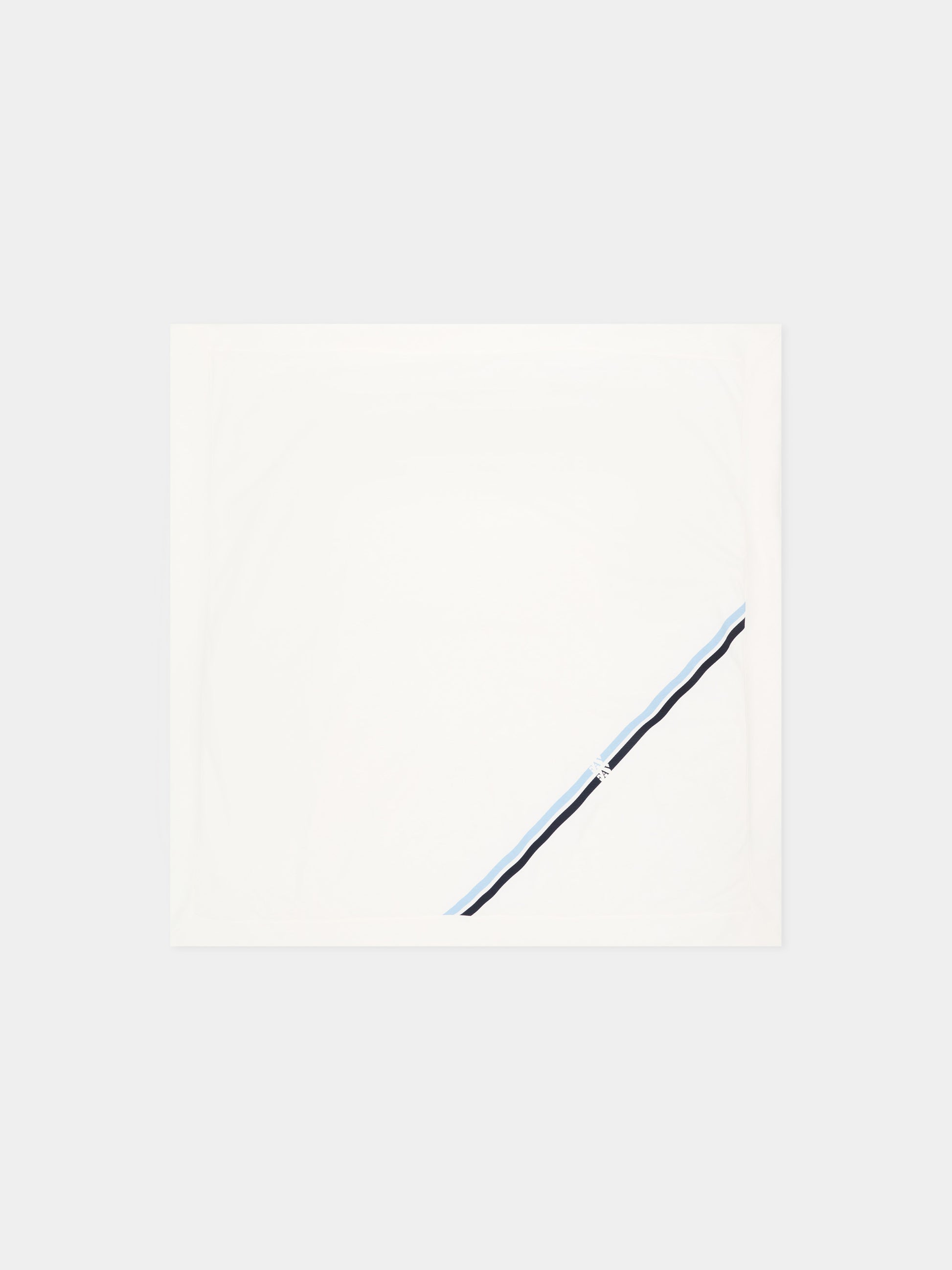 Coperta avorio per neonato con logo,Fay Kids,FY0500 Z3708 101BL