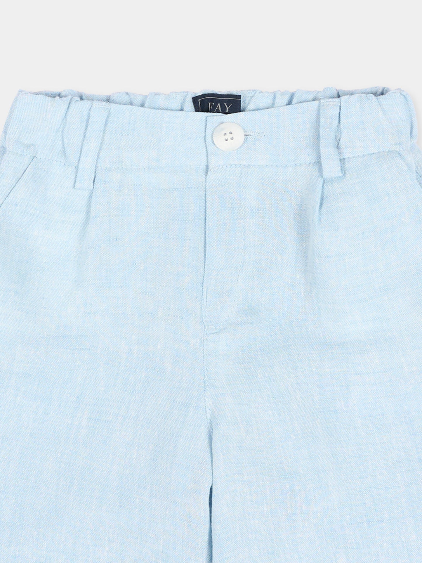 Shorts celeste per neonato,Fay Kids,FY6579 I0318 607