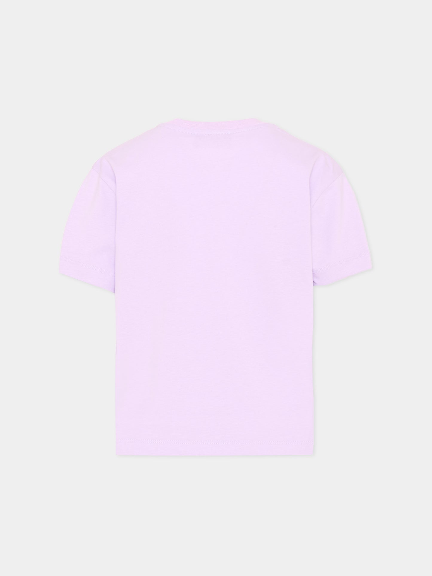 T-Shirt lilla Barrow per bambina con logo,Barrow,S6BKJGTH063 071